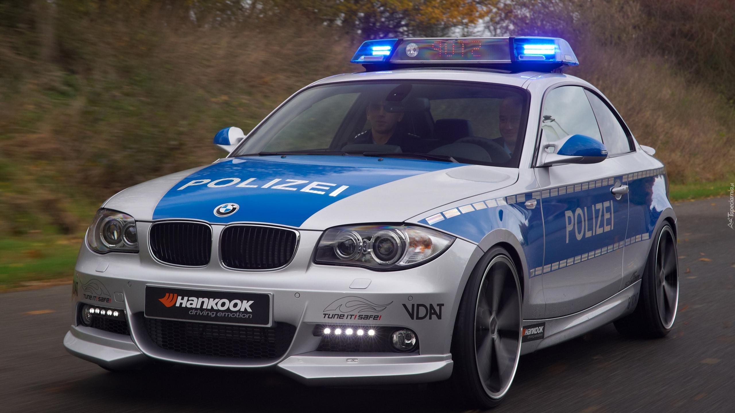Samochód, Policja, BMW