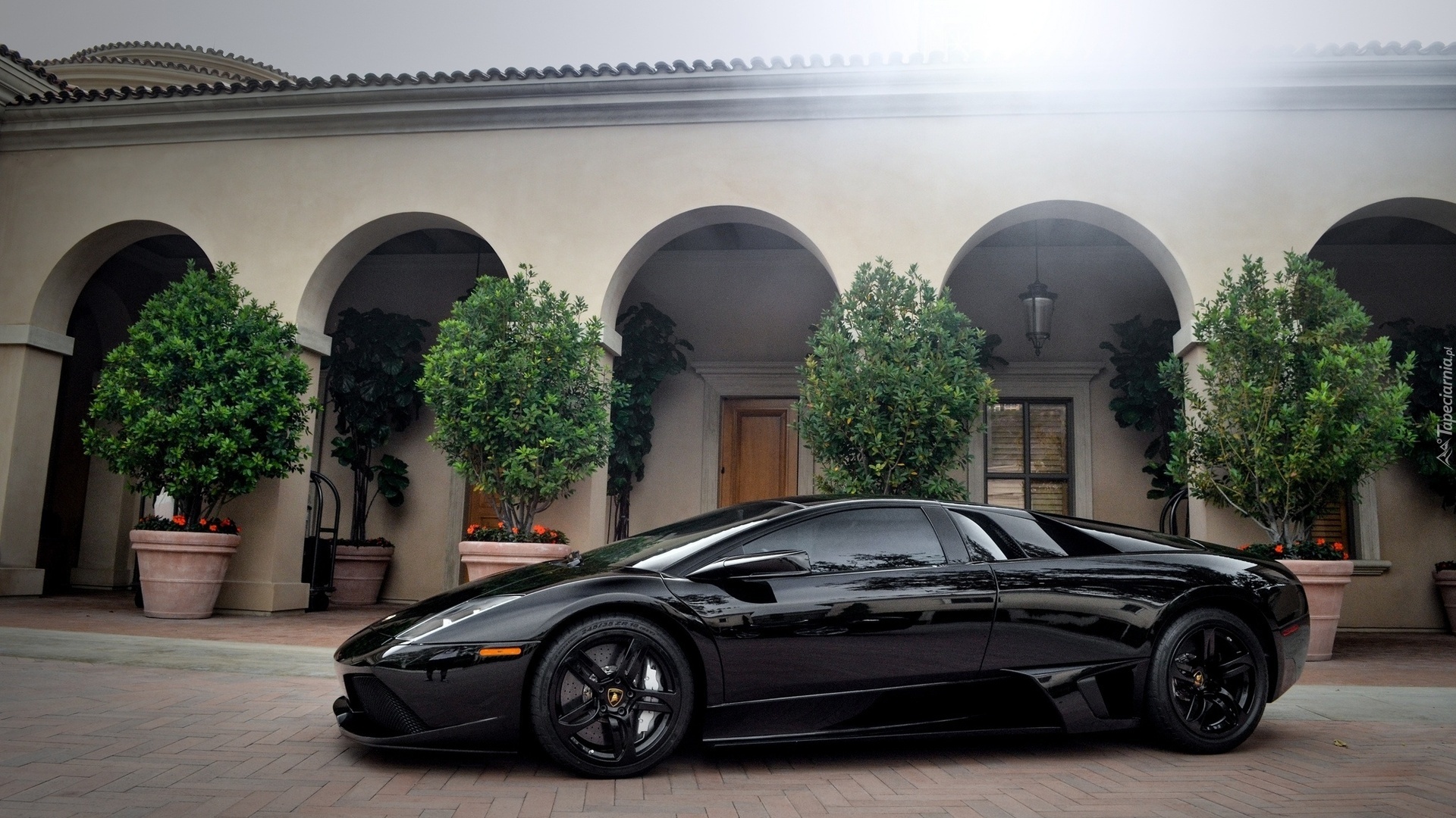 Czarne, Lamborghini, Budynek