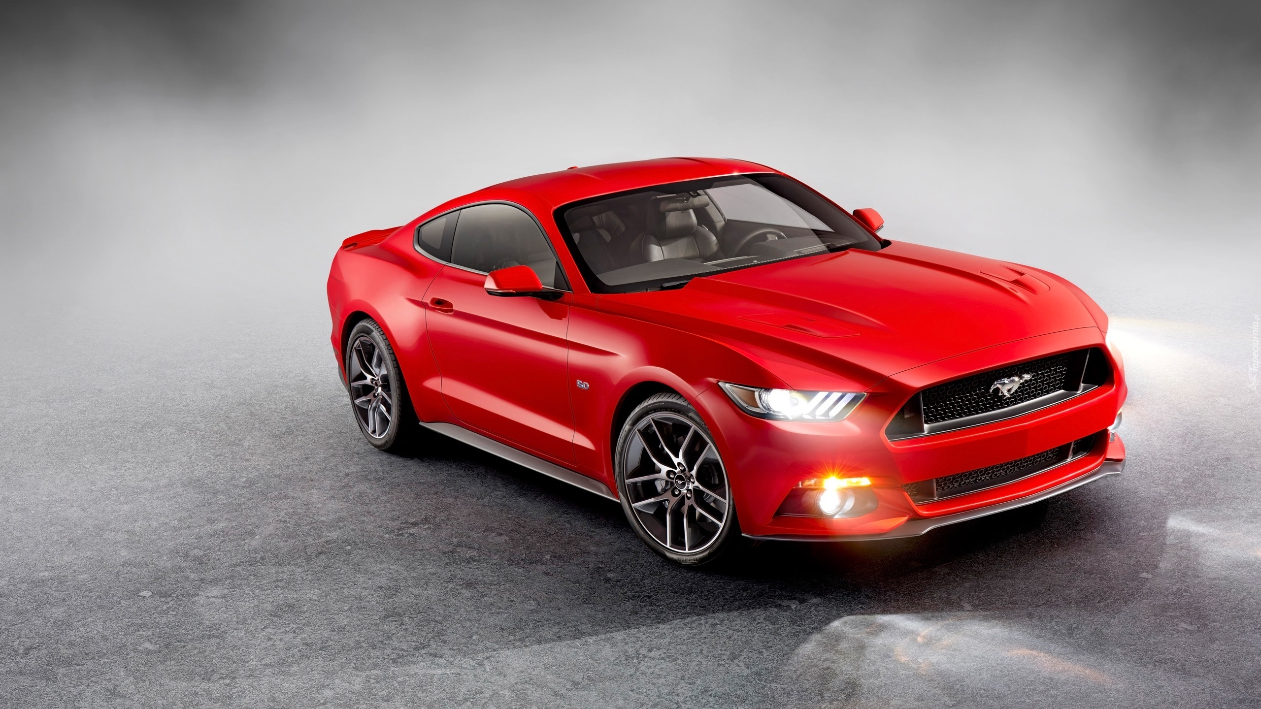 Ford, Mustang, Czerwony, 2015