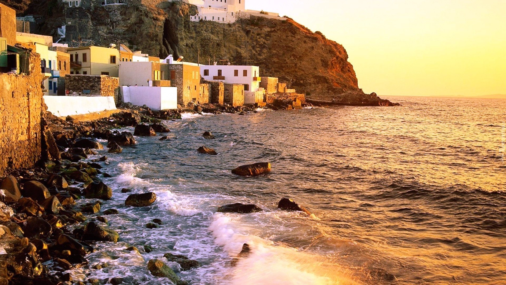 Domy, Morze, Grecja