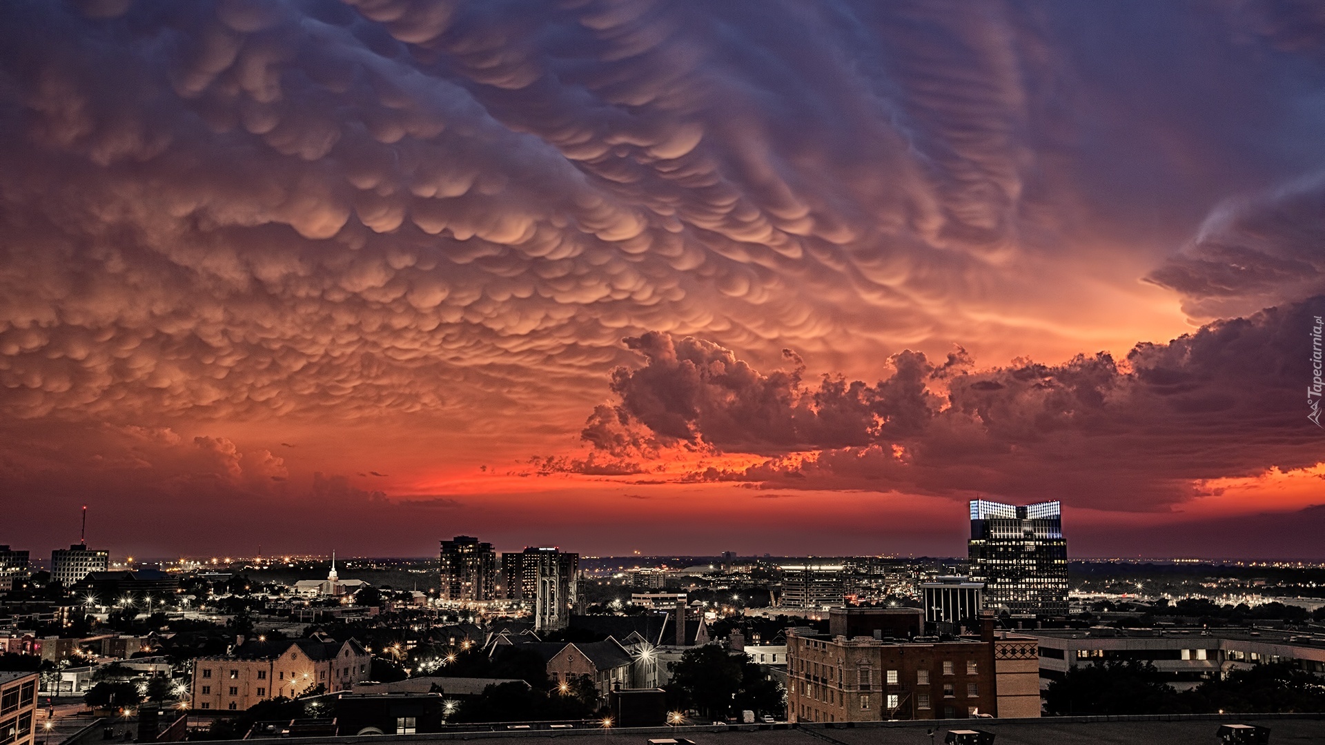 Stany Zjednoczone, Fort Worth, Miasto, Chmury