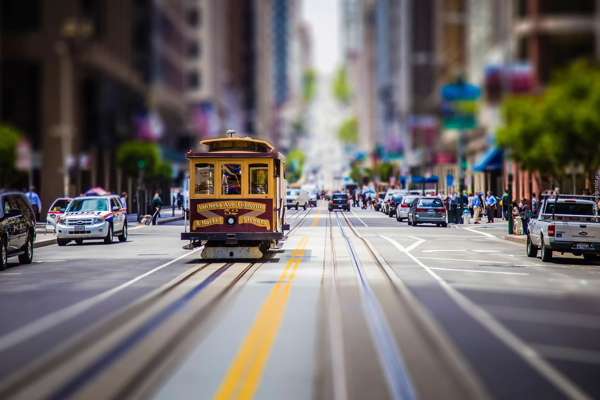 San Francisco, USA, Tramwaj, Ulica