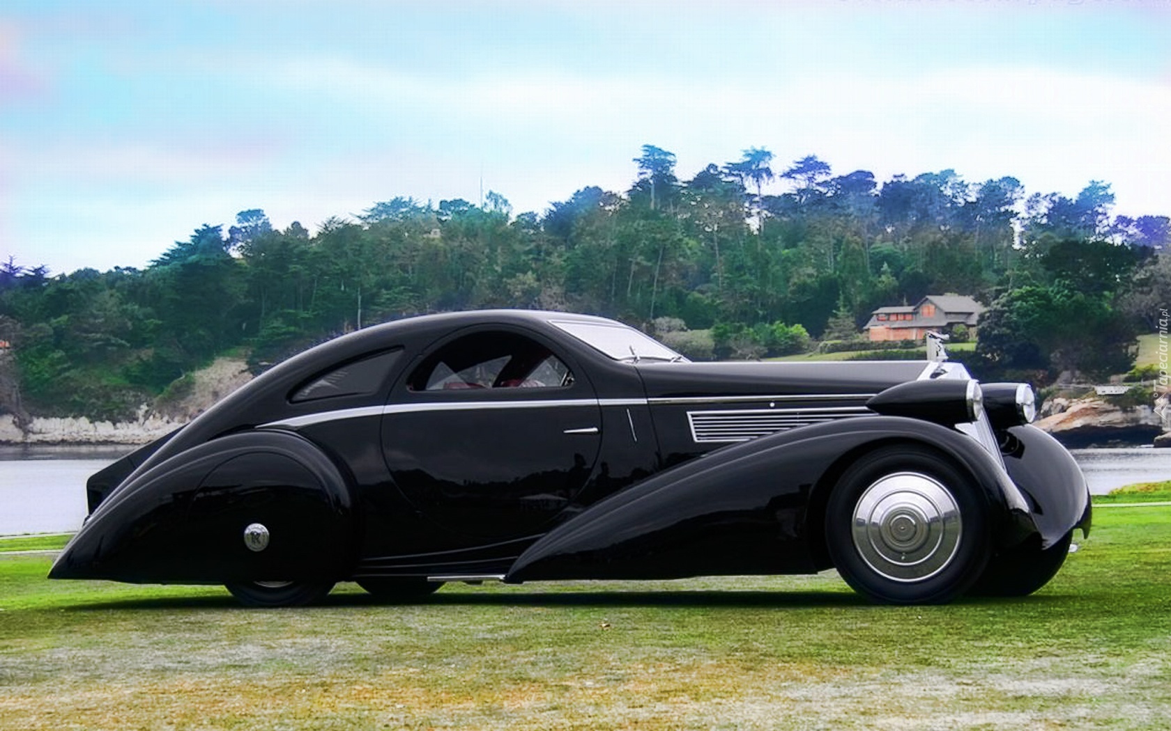 Zabytkowy, Rolls Royce, Phantom, 1925, czarny
