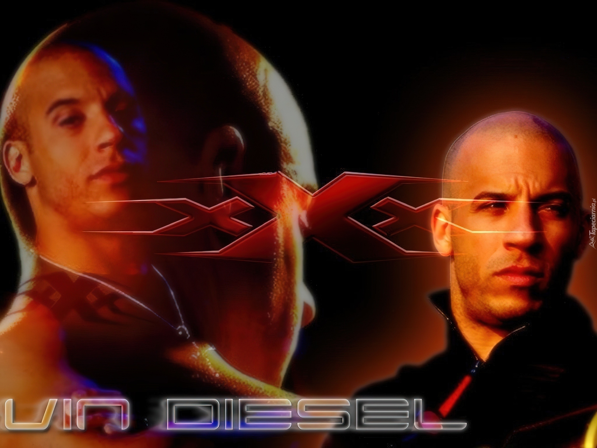 Vin Diesel,twarz