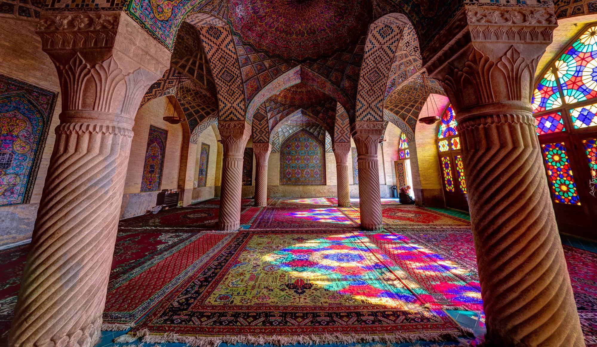 Wnętrze, Meczet, Iran
