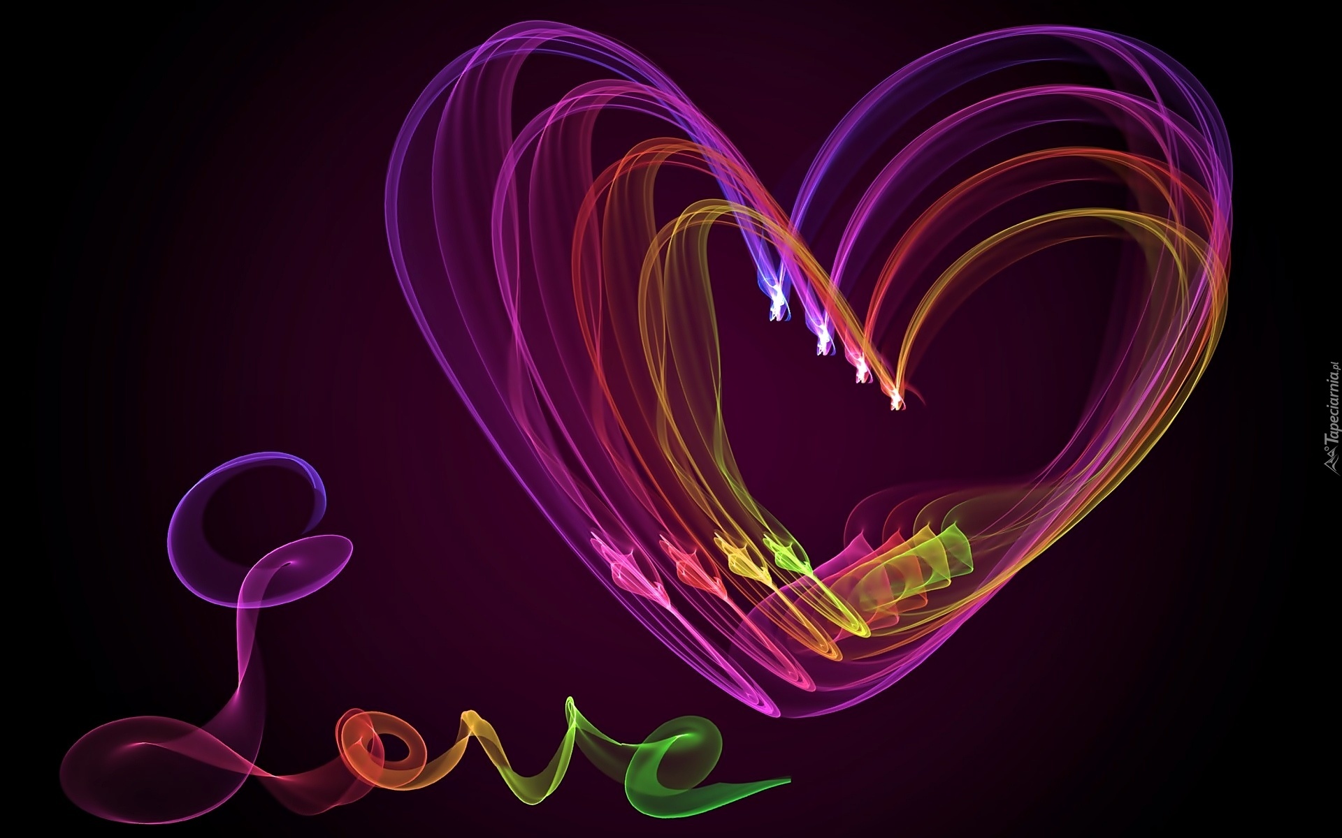 Grafika, Miłość, Serce, Love
