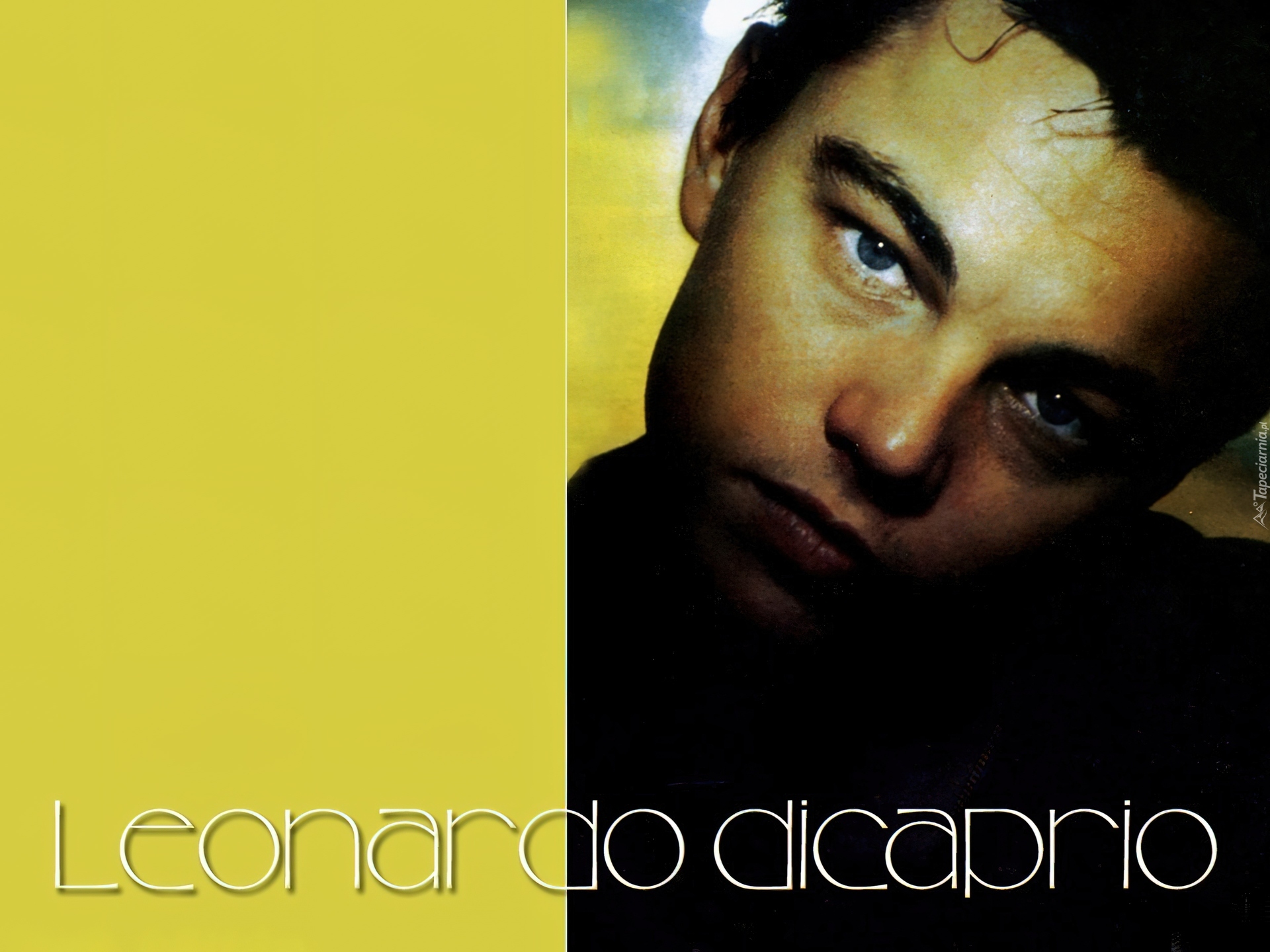 Leonardo DiCaprio,niebieskie oczy