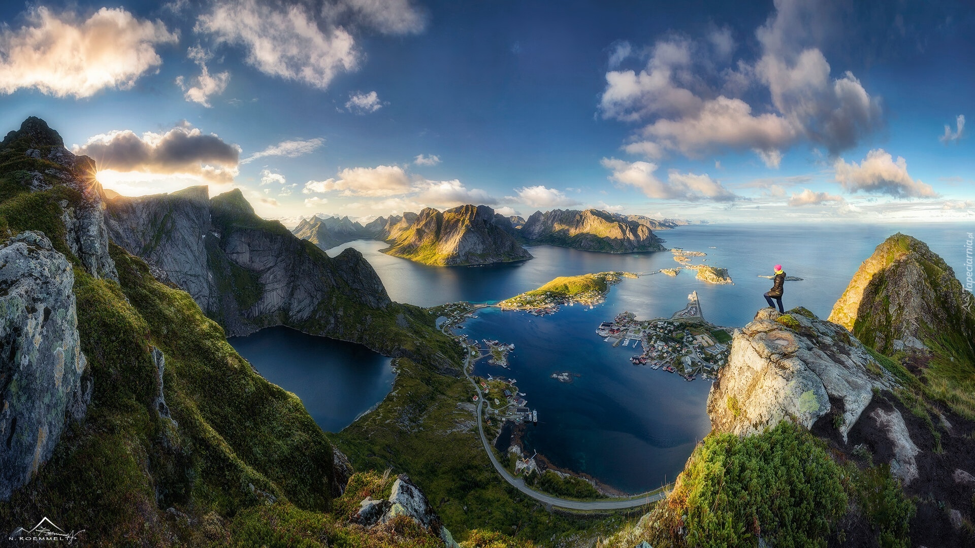 Wybrzeże, Norwegia, Morze, Góry