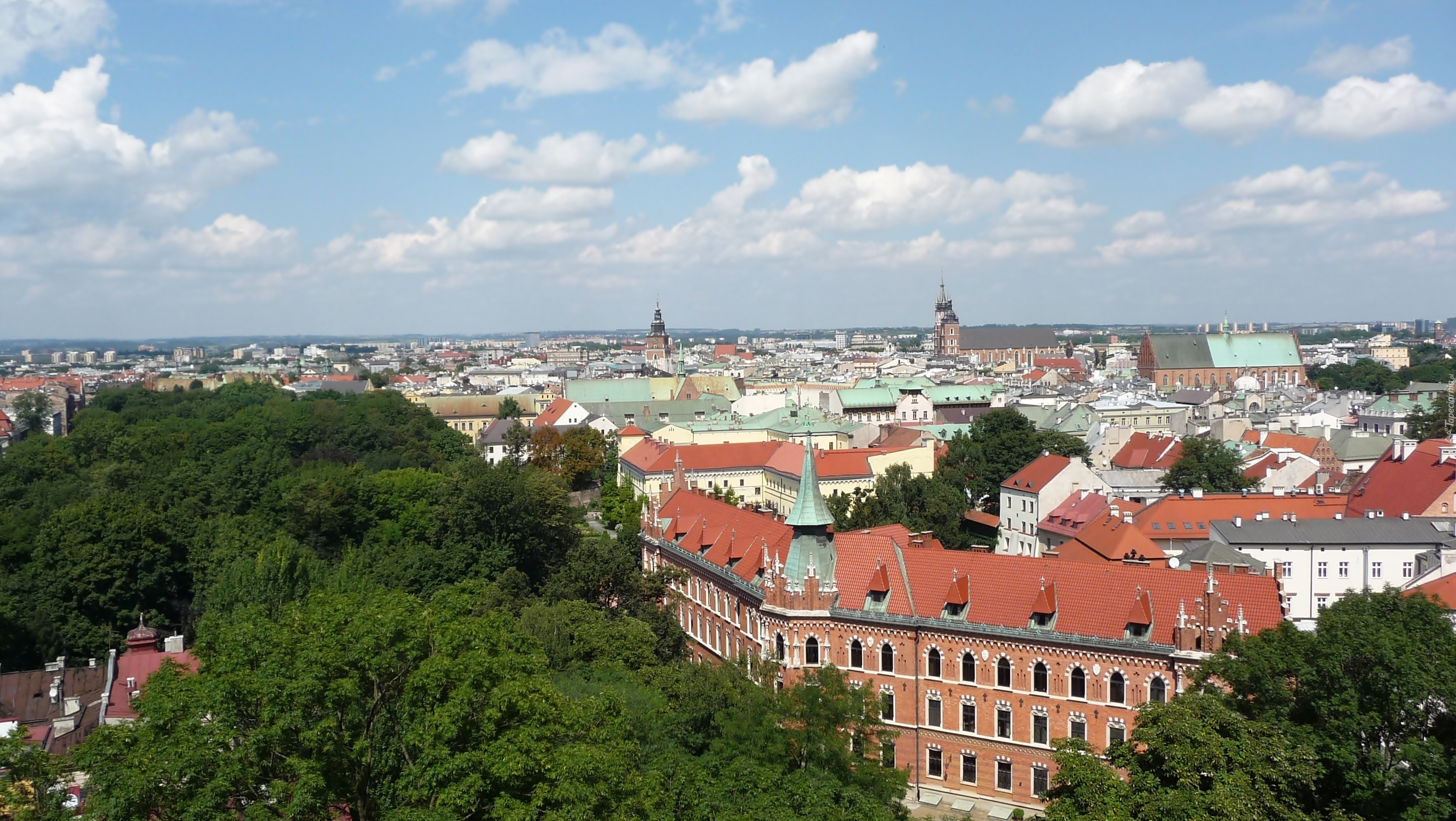 Polska, Kraków, Panorama miasta
