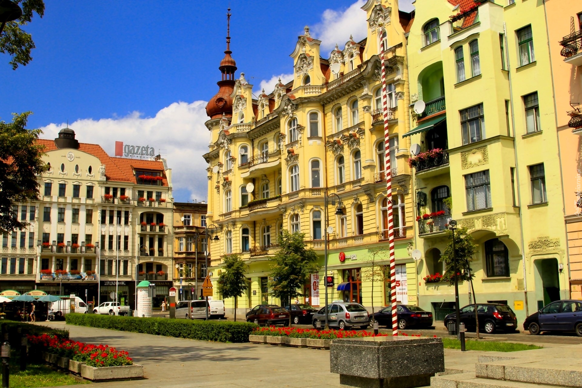 Bydgoszcz, Polska, Kamienice, Ulica