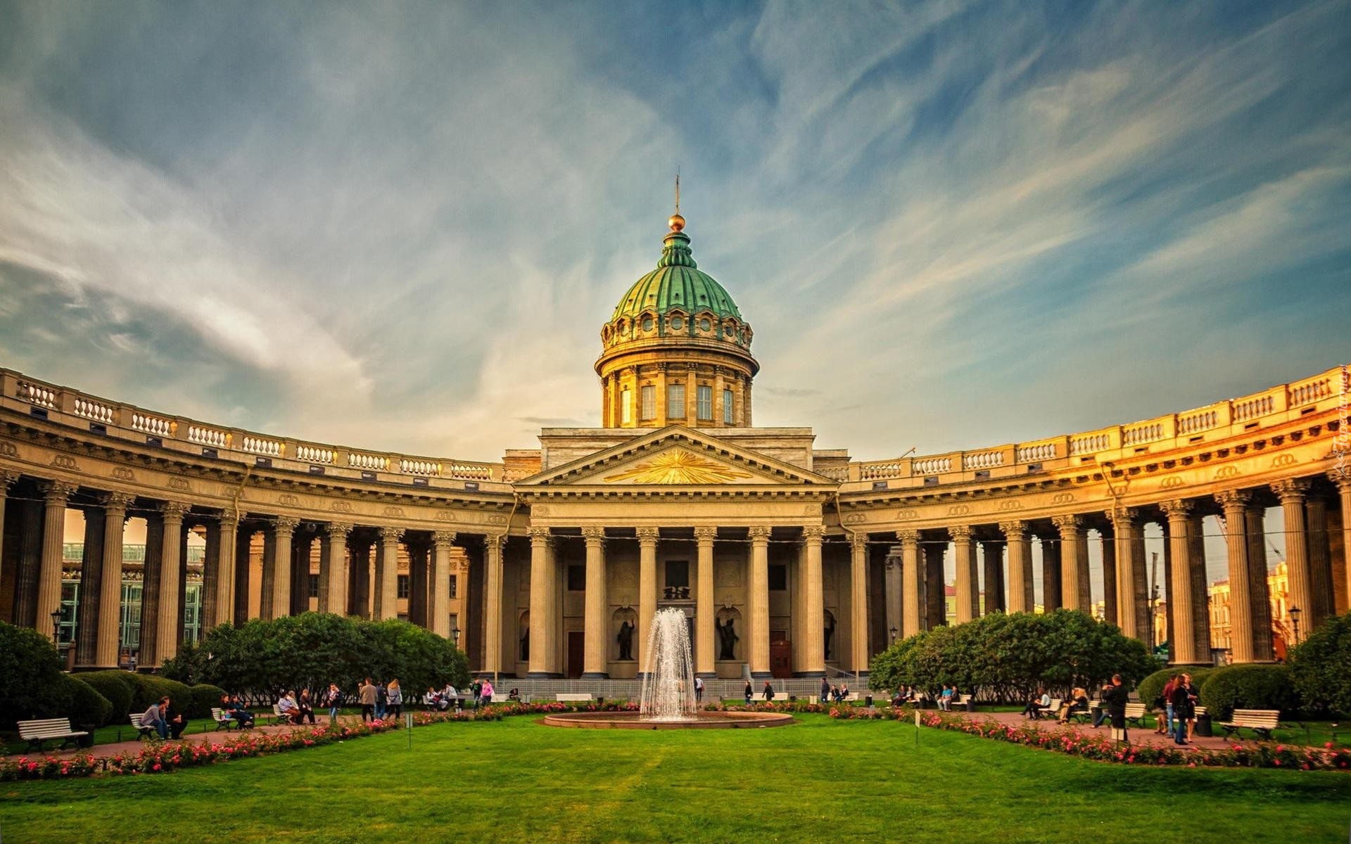 Katedra, Fontanna, Sankt Petersburg, Rosja
