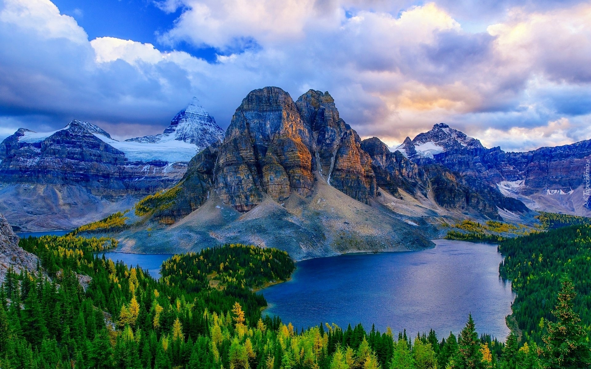 Góry, Jezioro, Lasy, Kanada