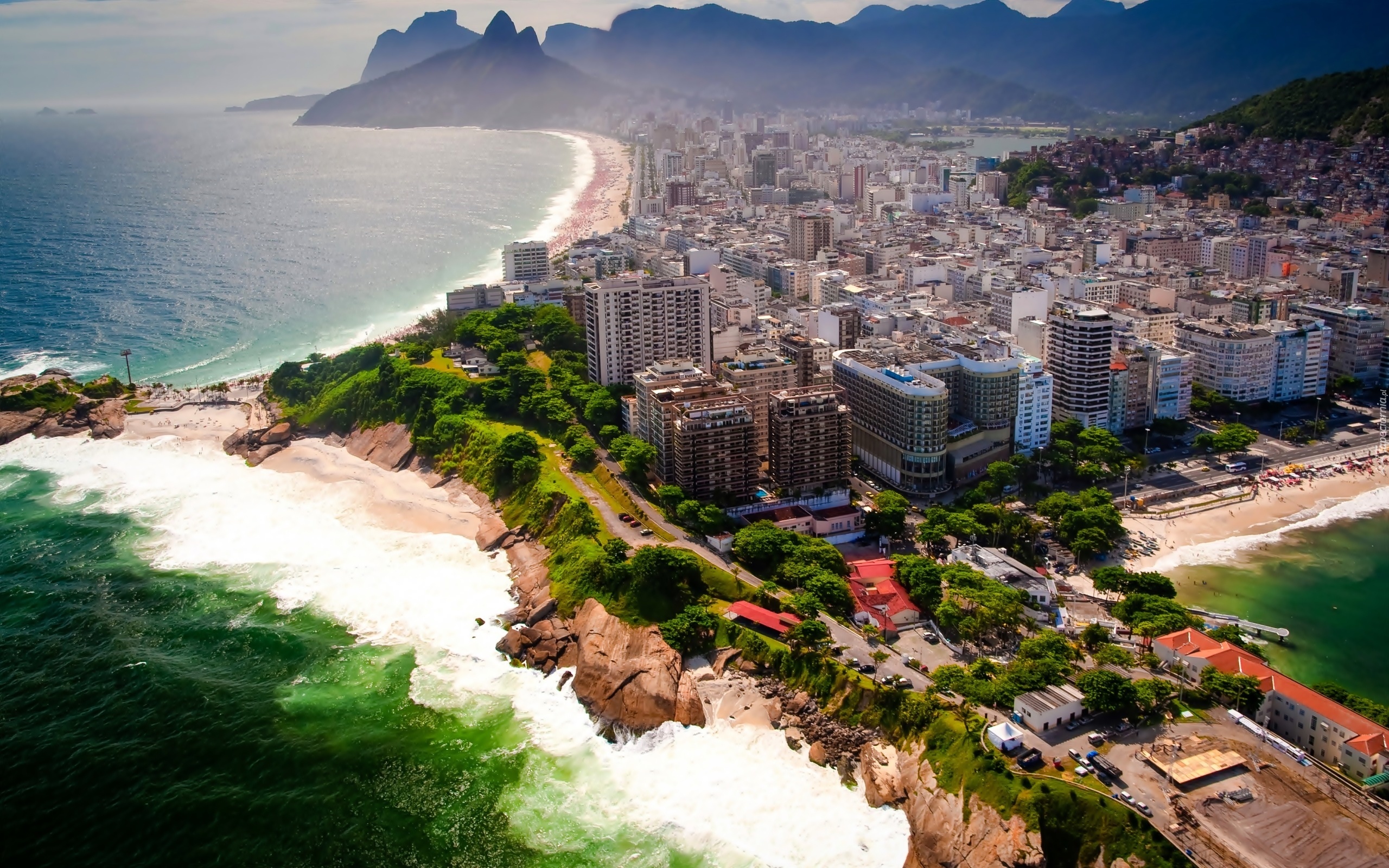 Miasto, Rio de Janeiro, Z Lotu Ptaka, Brazylia