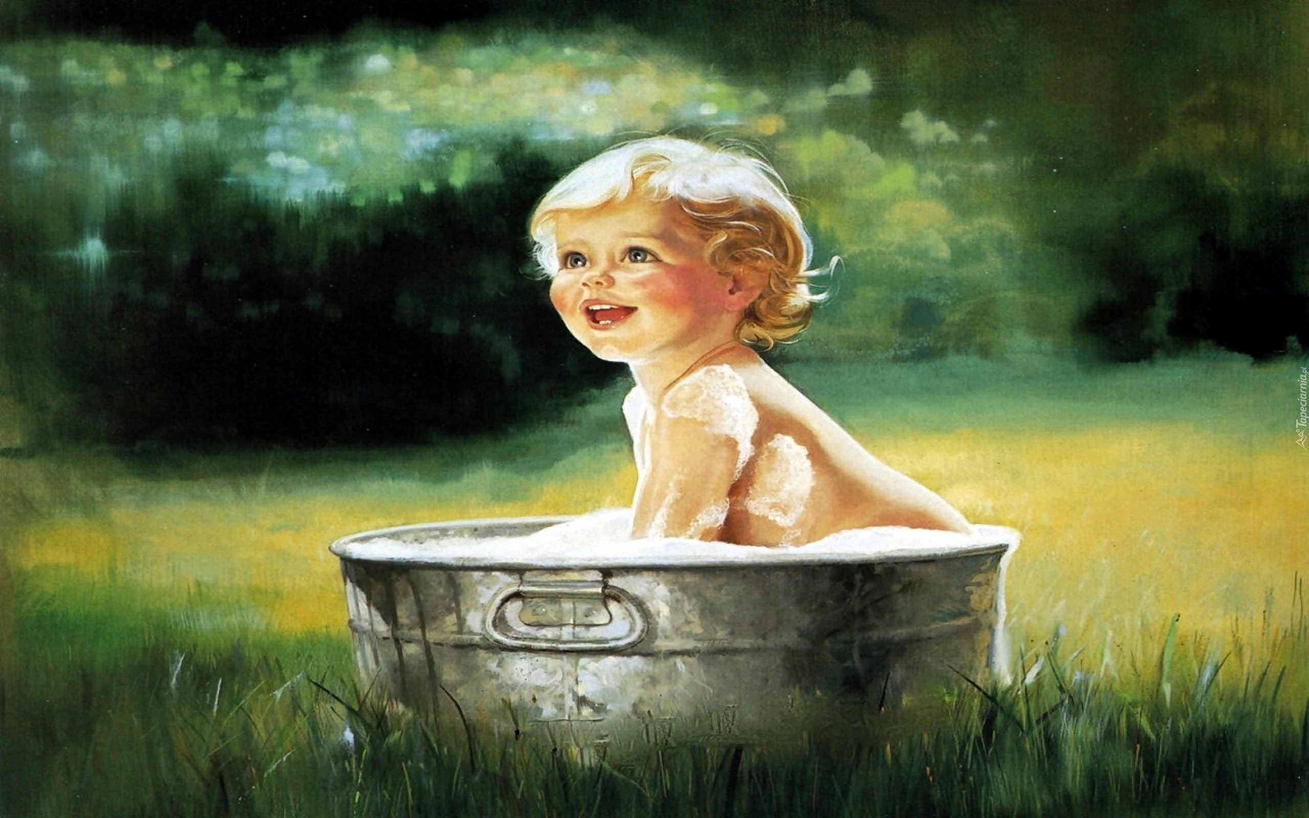Donald Zolan, Dziewczynka, Kąpiel w Pianie