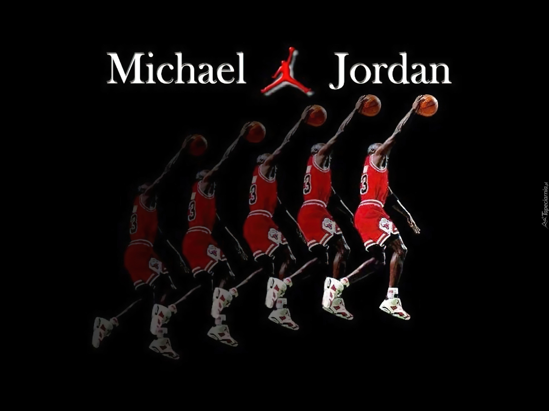 Koszykówka,koszykarz,Michael Jordan , piłka