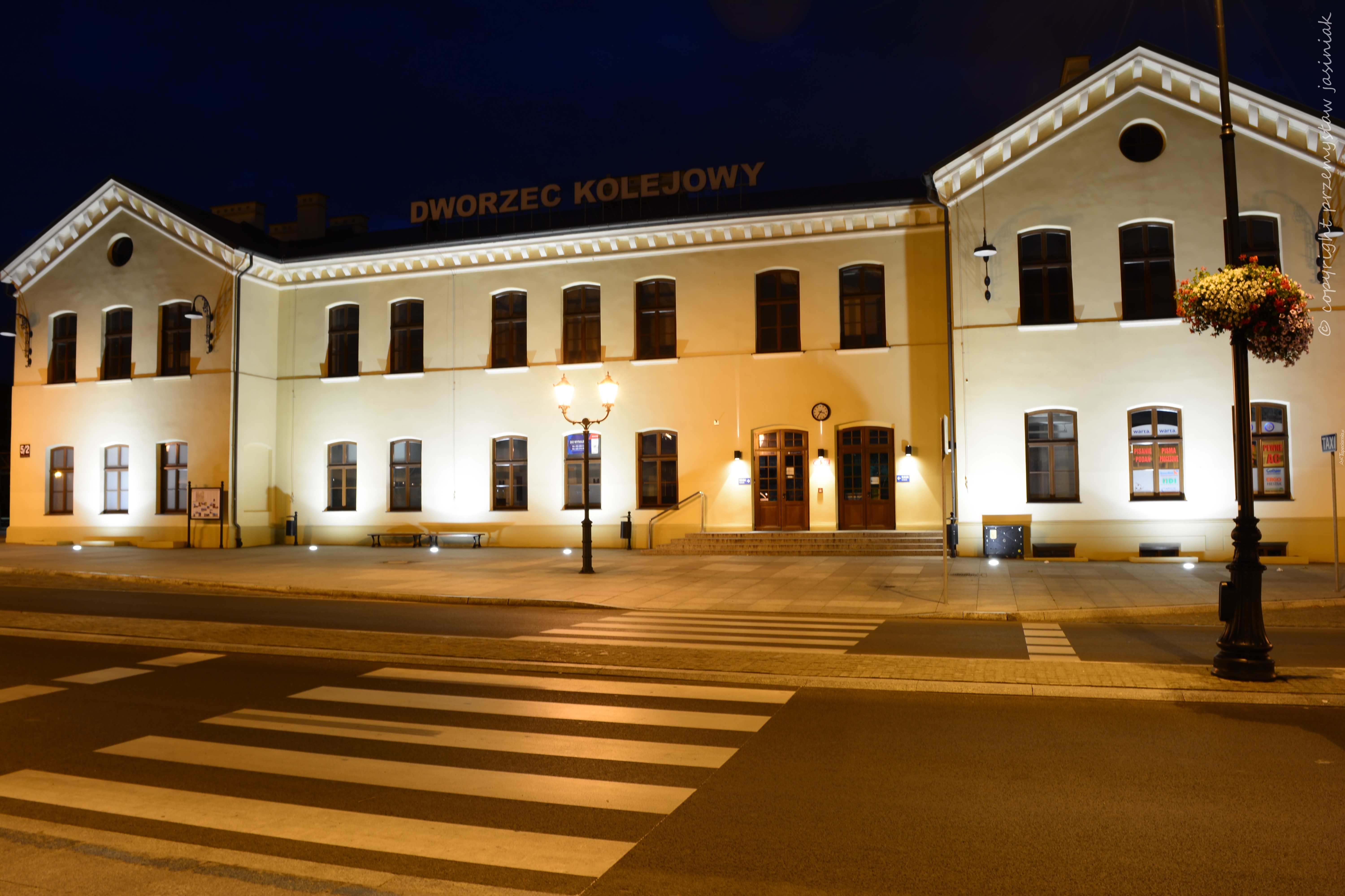 Bht Piotrkowianin Juko Piotrków Trybunalski Piotrków Trybunalski, Dworzec, Noc