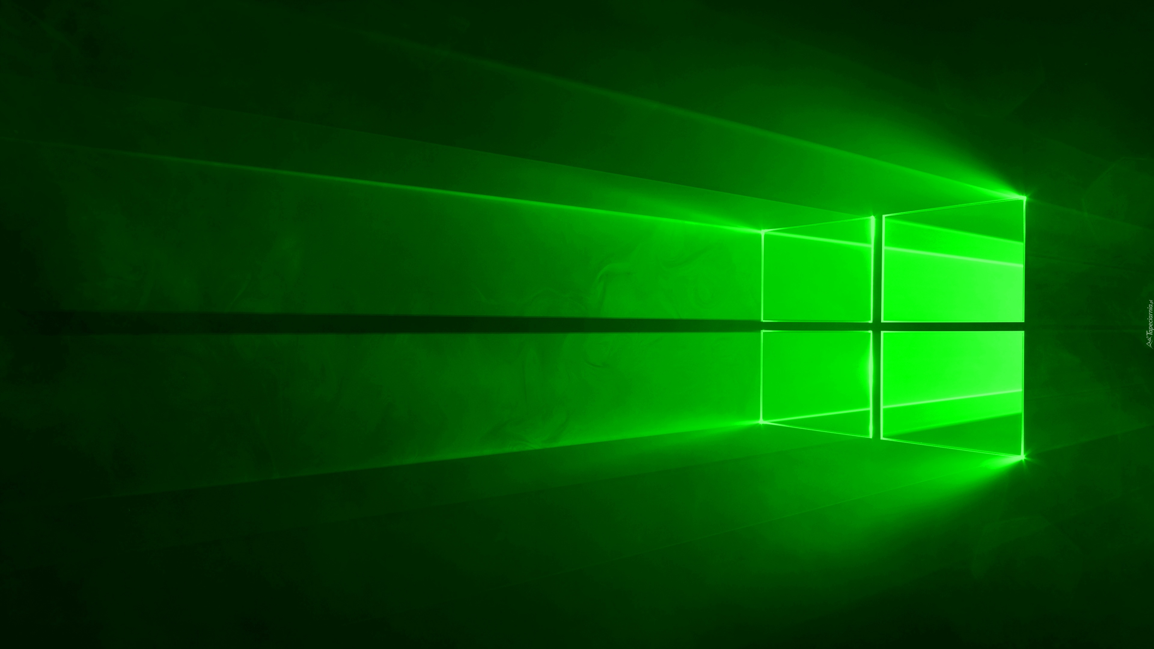 System, Windows 10, Zielony
