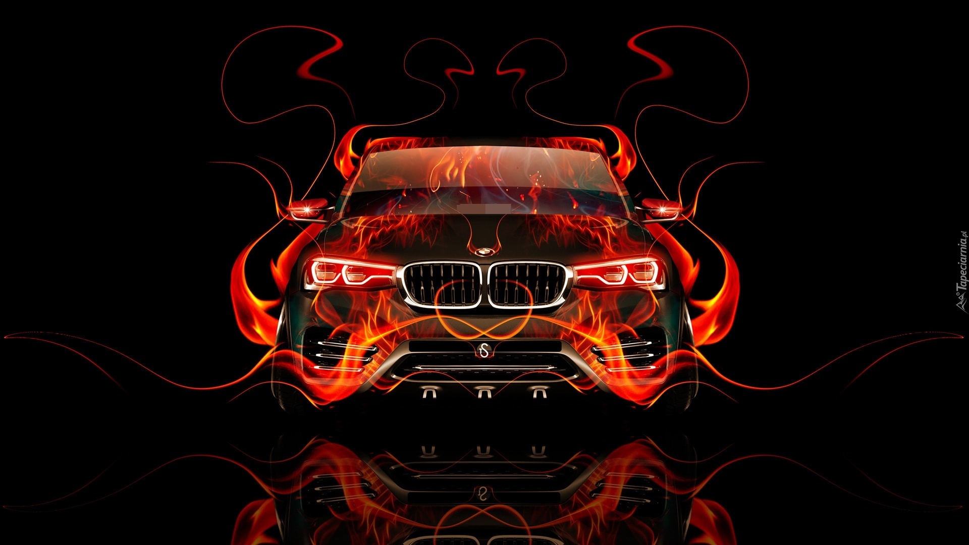 Grafika, Samochód, BMW