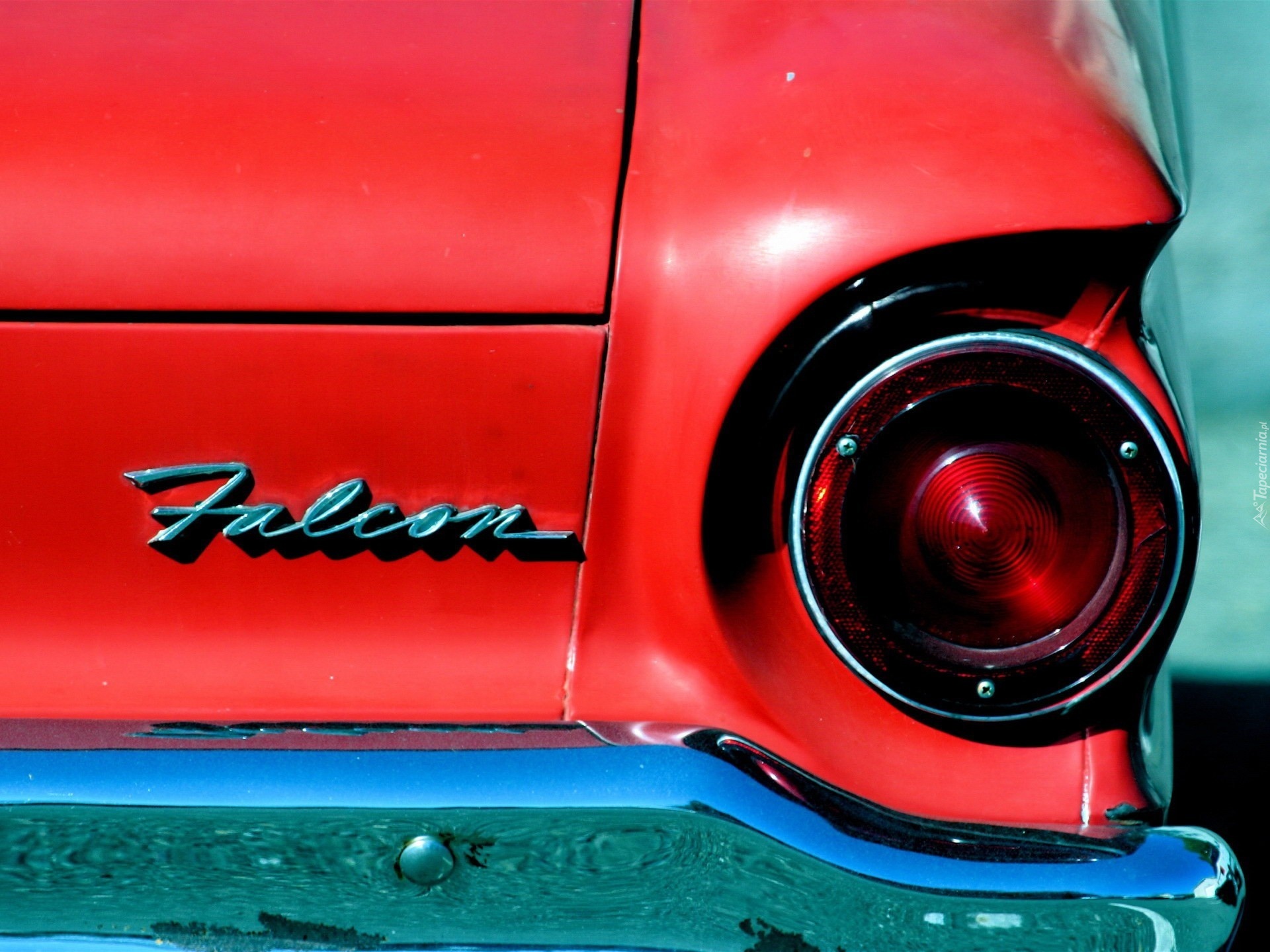 Falcon, Samochód, Czerwony