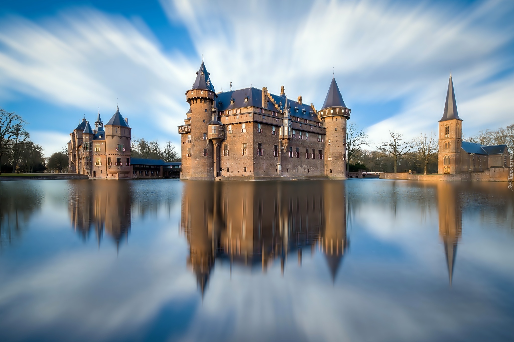 Zamek de Haar, De Haar Castle, Gmina Utrecht, Holandia