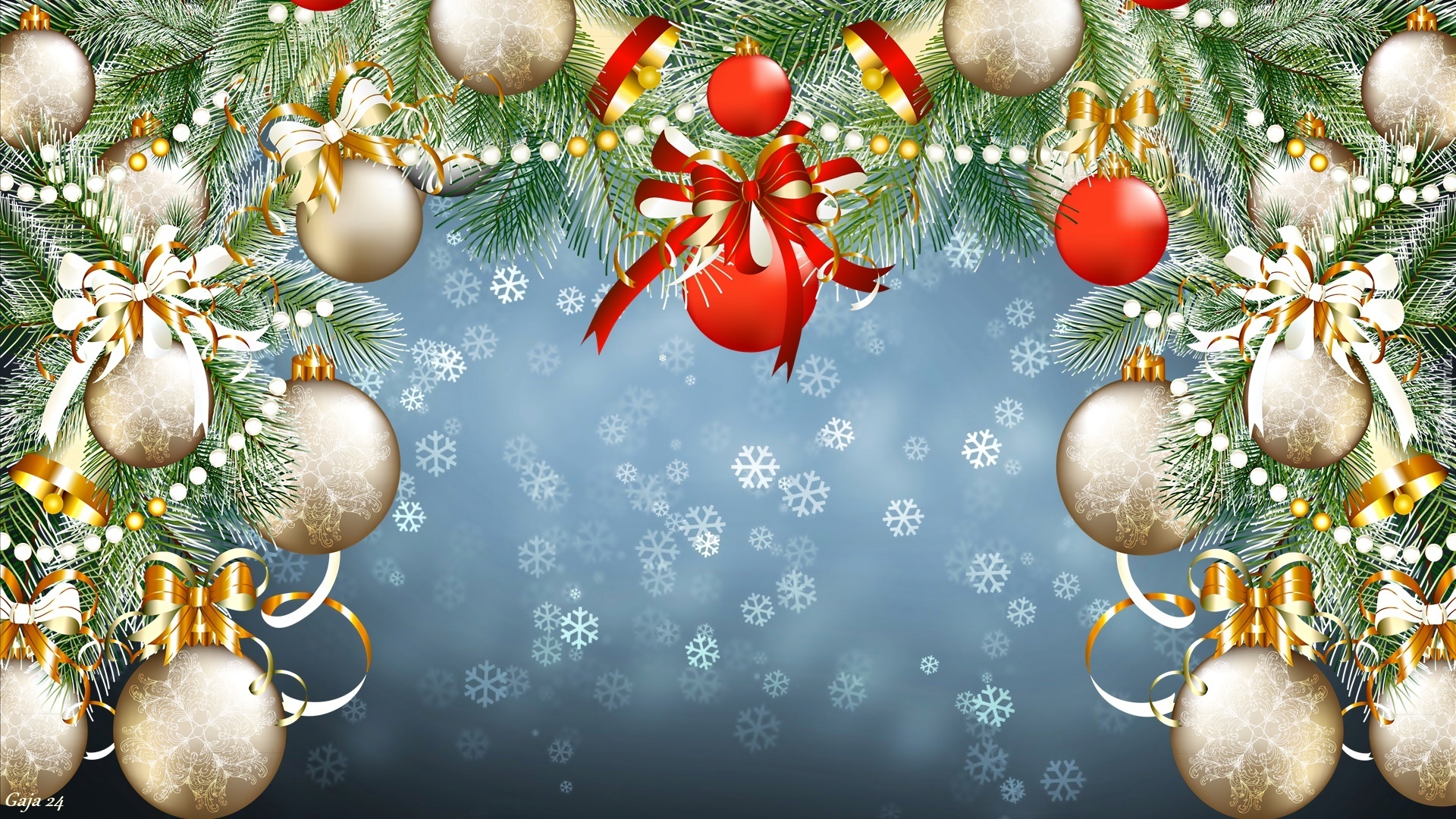 Bombki, Świąteczne Girlandy, Boże Narodzenie