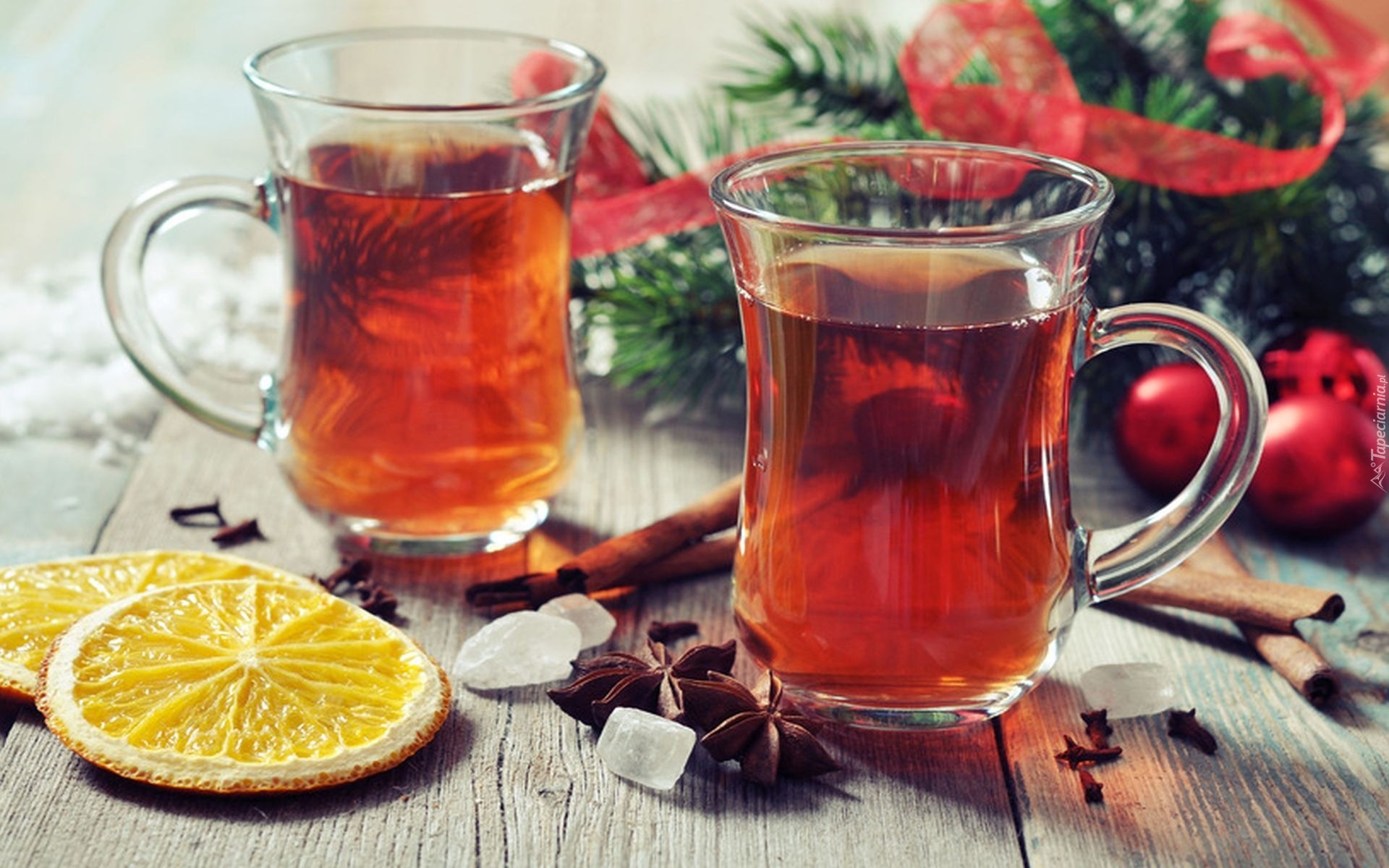 Herbata, Cytryna, Motyw, Świąteczny