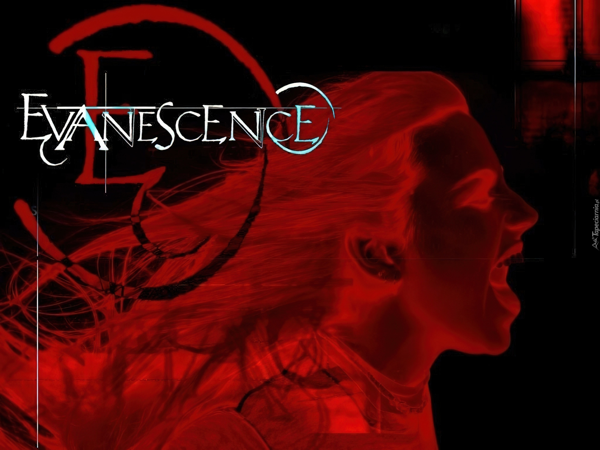 Evanescence,zęby, twarz, kobieta