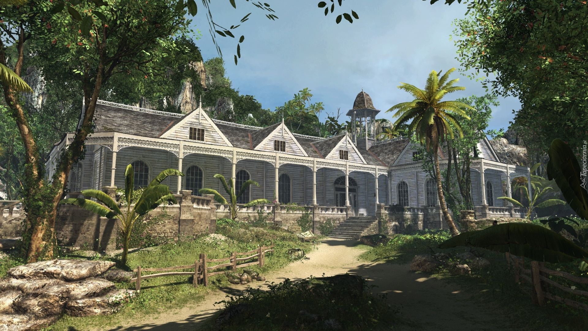 Assassins Creed IV Black Flag, Rezydencja, Architektura, Posiadłość, Karaiby