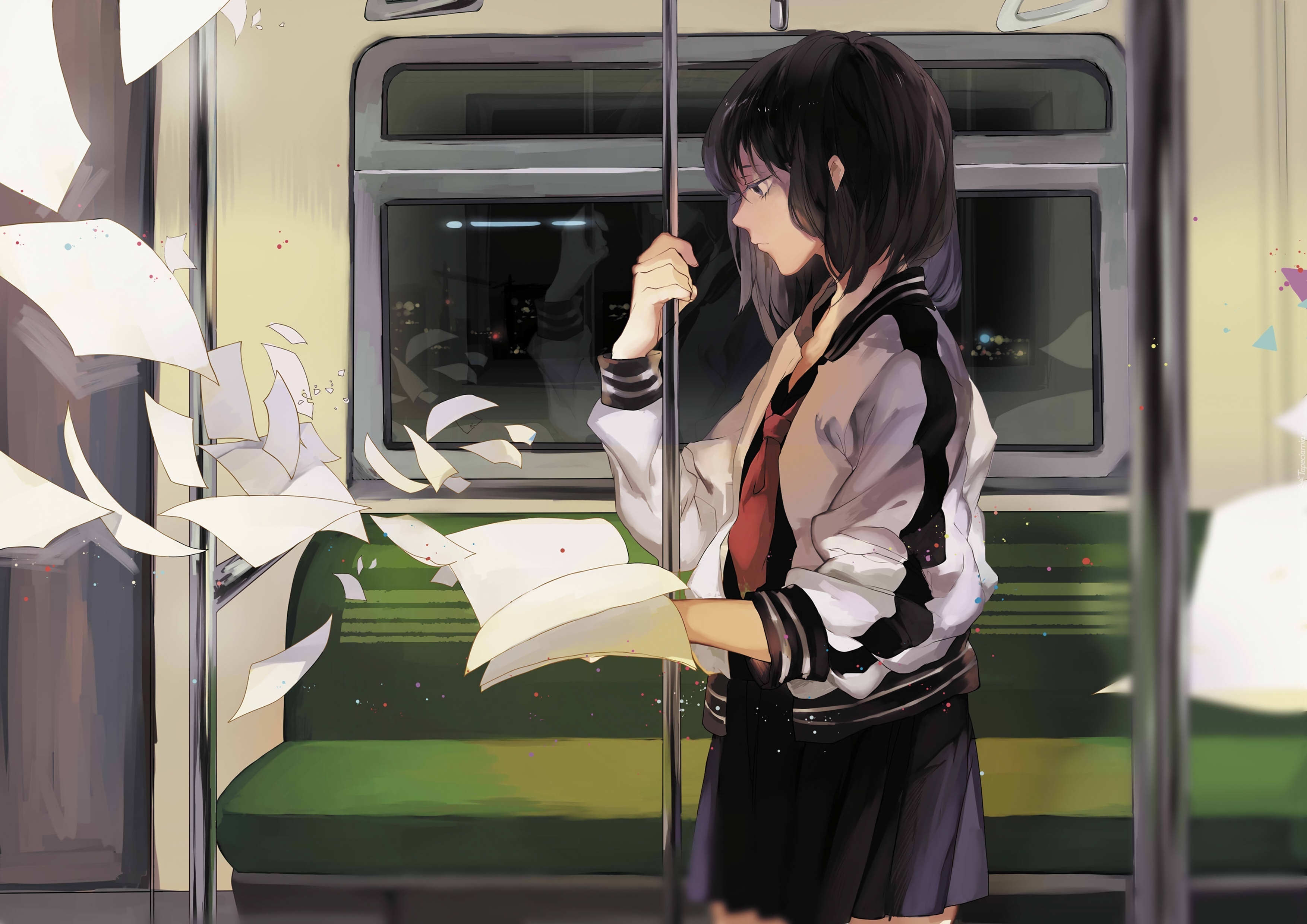 Dziewczyna, Książka, Anime