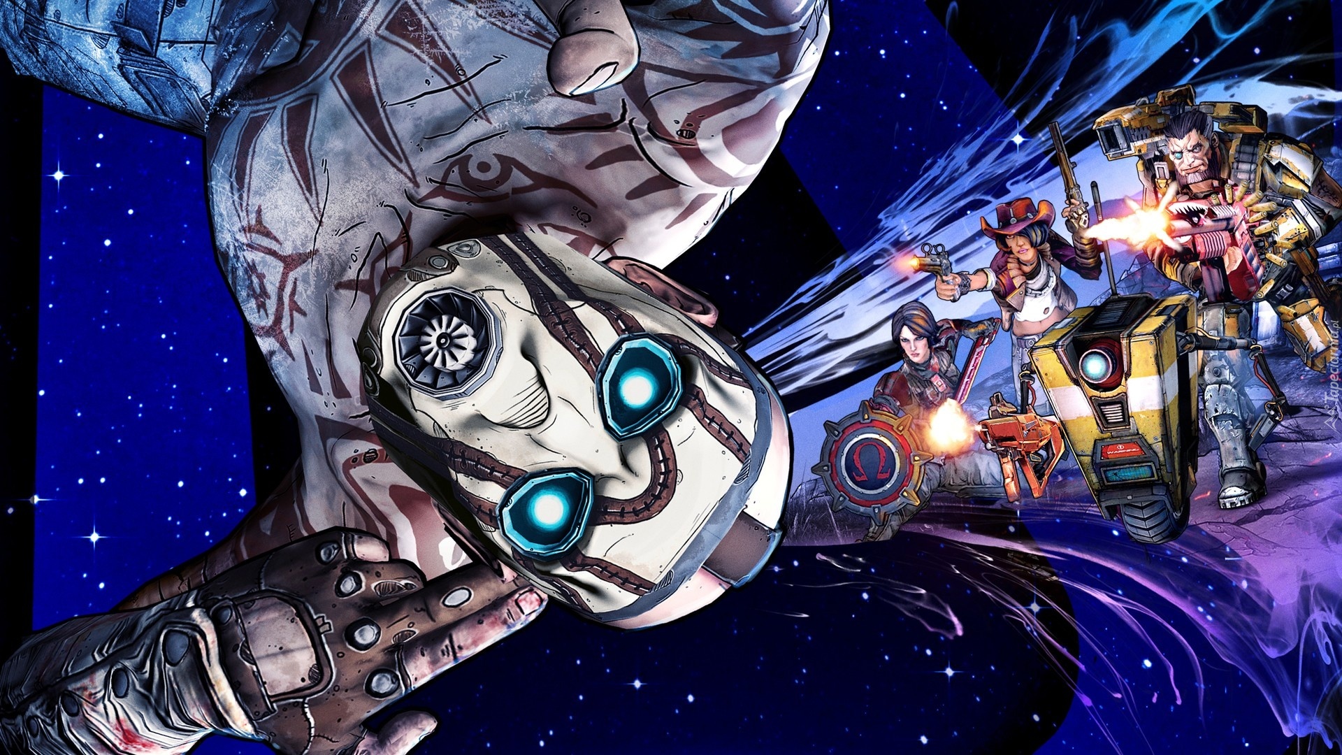 Borderlands: The Pre-Sequel, Kosmos, Maska, Broń