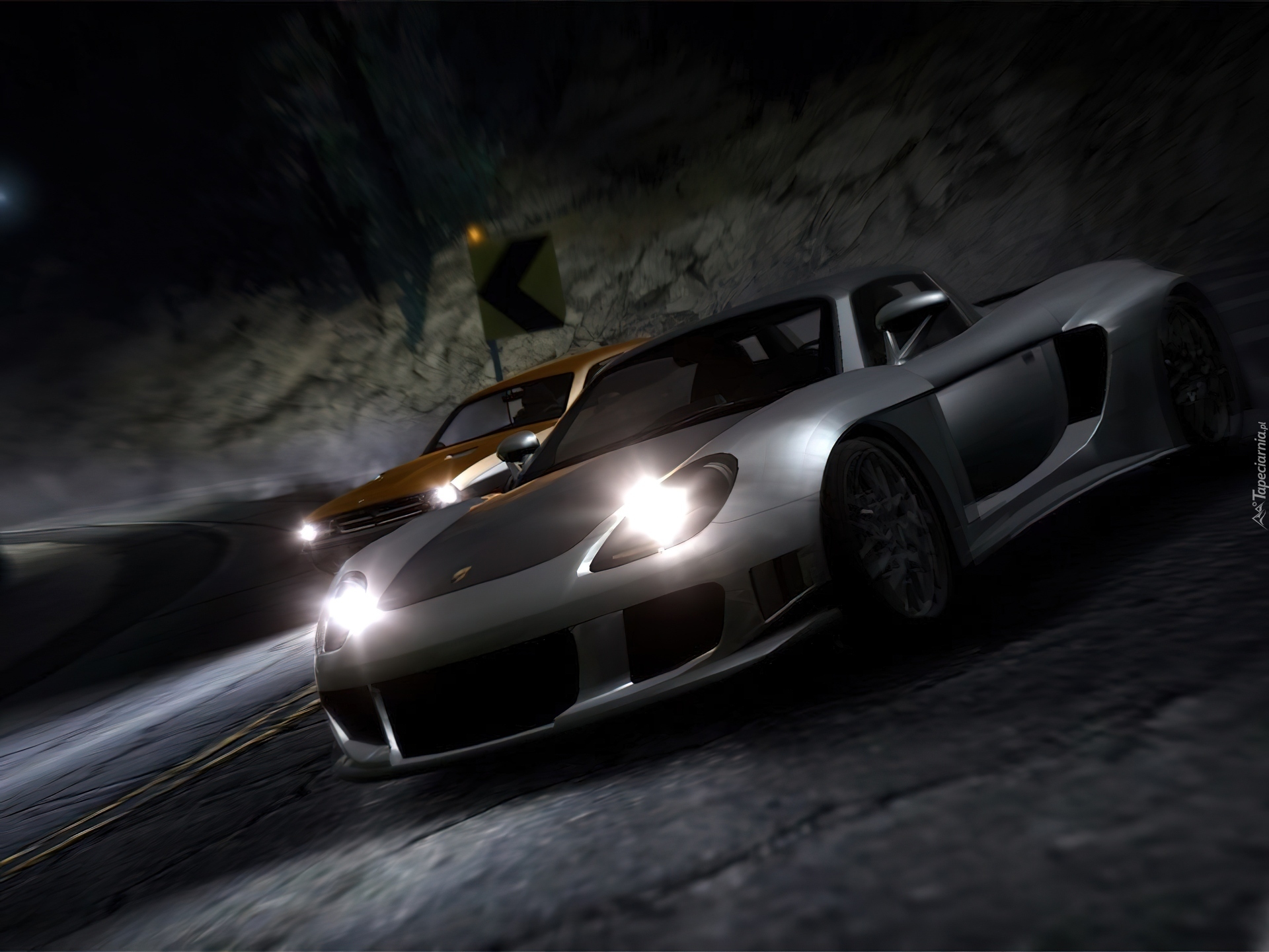 Need For Speed Carbon, samochód, światła