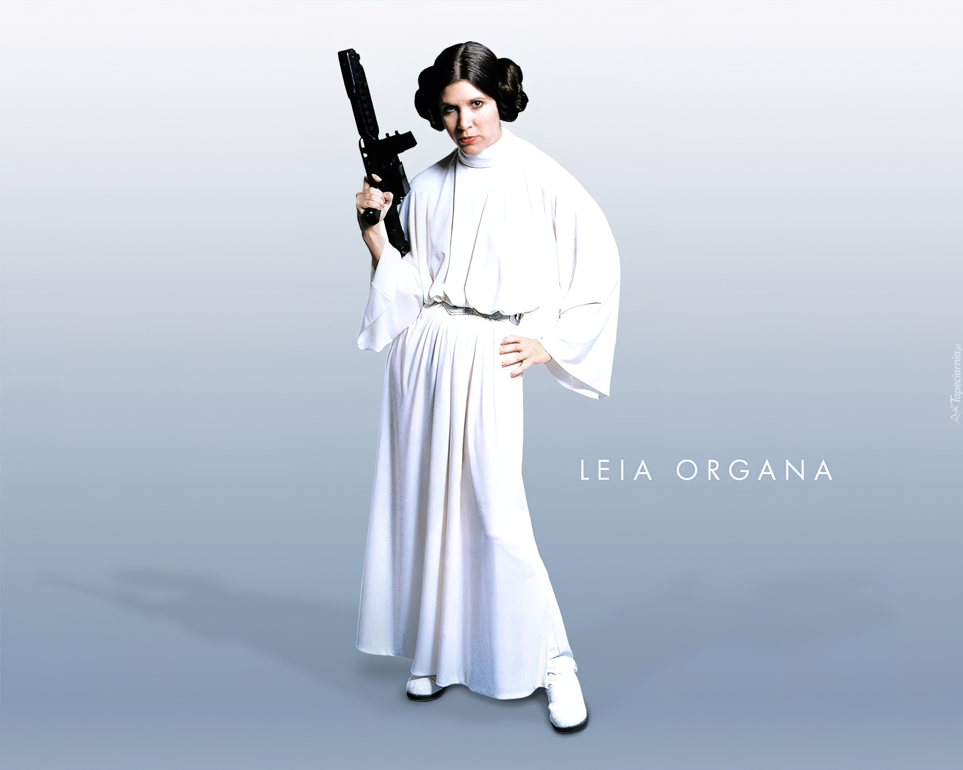 Star Wars, Carrie Fisher, broń, alba