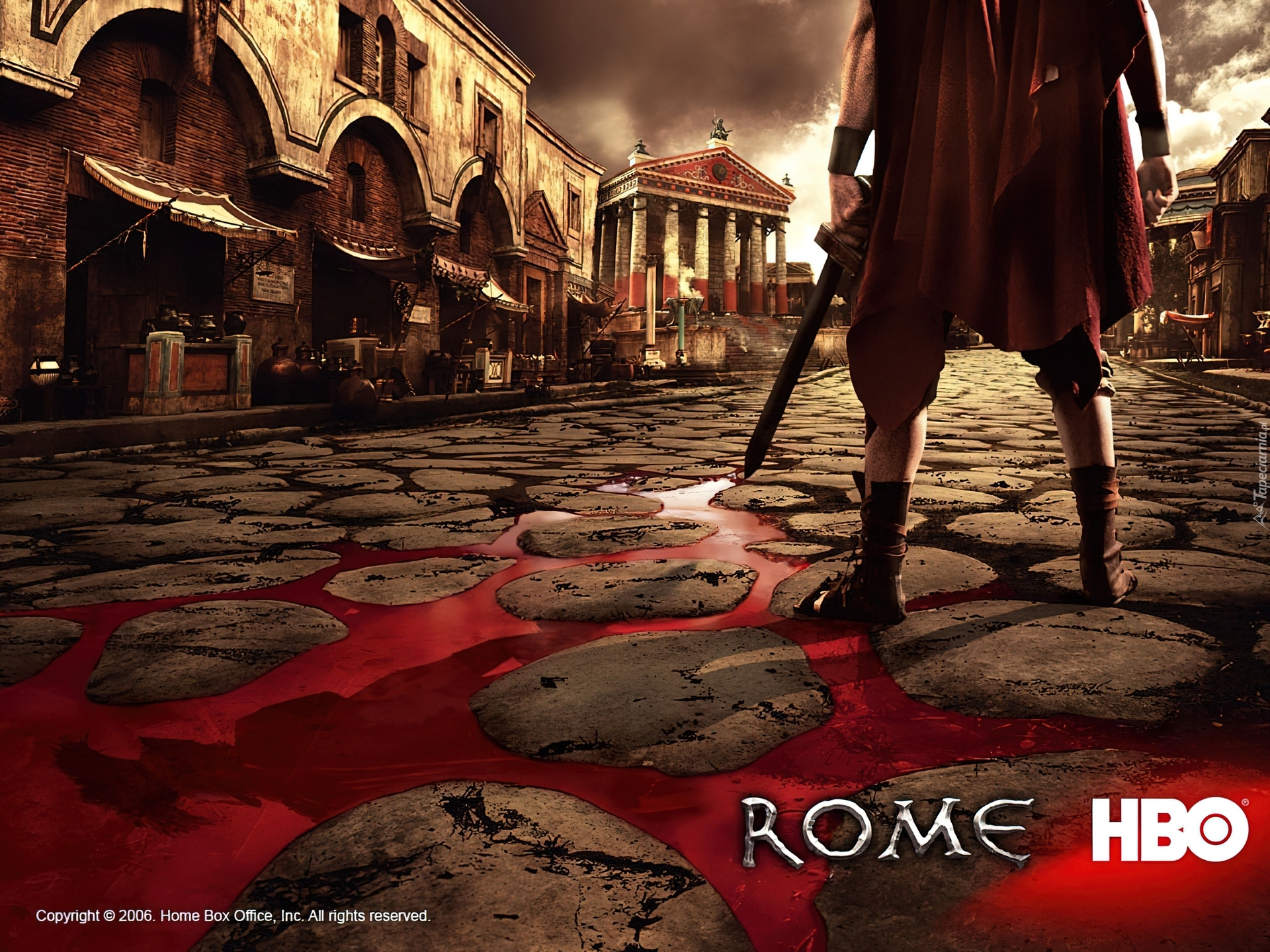 Rome, Rzym, rynek, miecz, człowiek