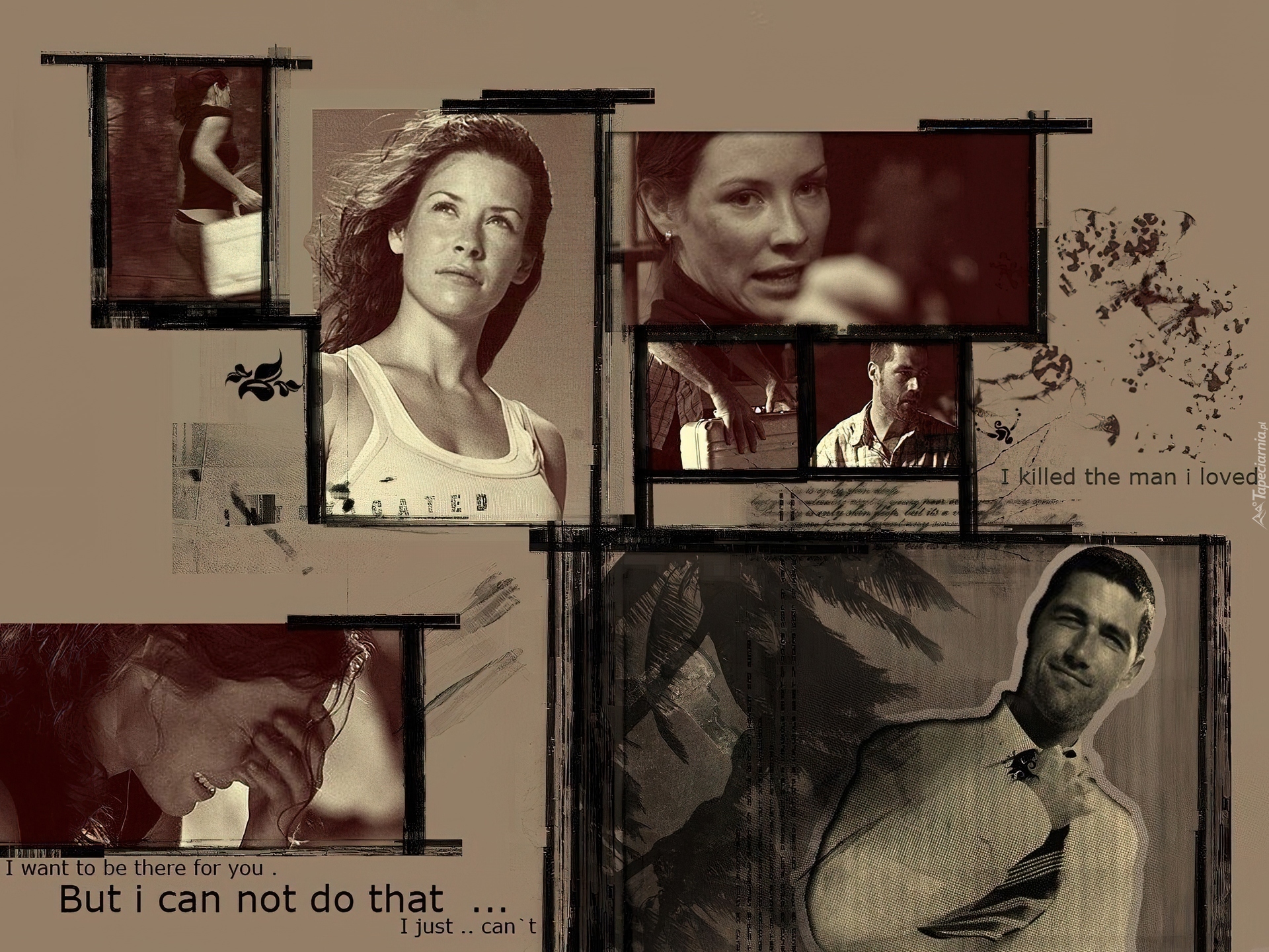 Serial, Lost, Zagubieni, Matthew Fox, Evangeline Lilly, zdjęcia