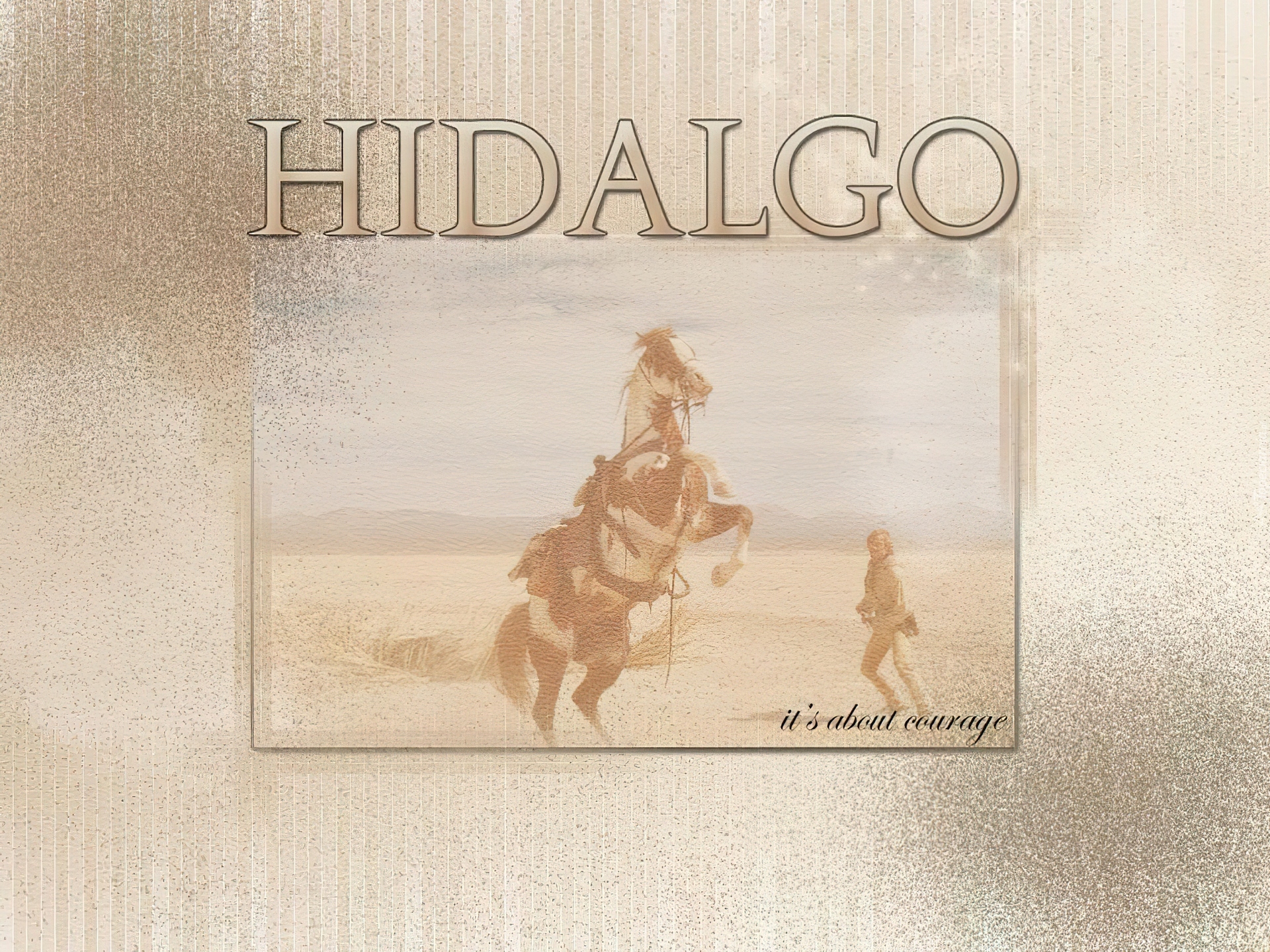 Hidalgo, obrazek, koń