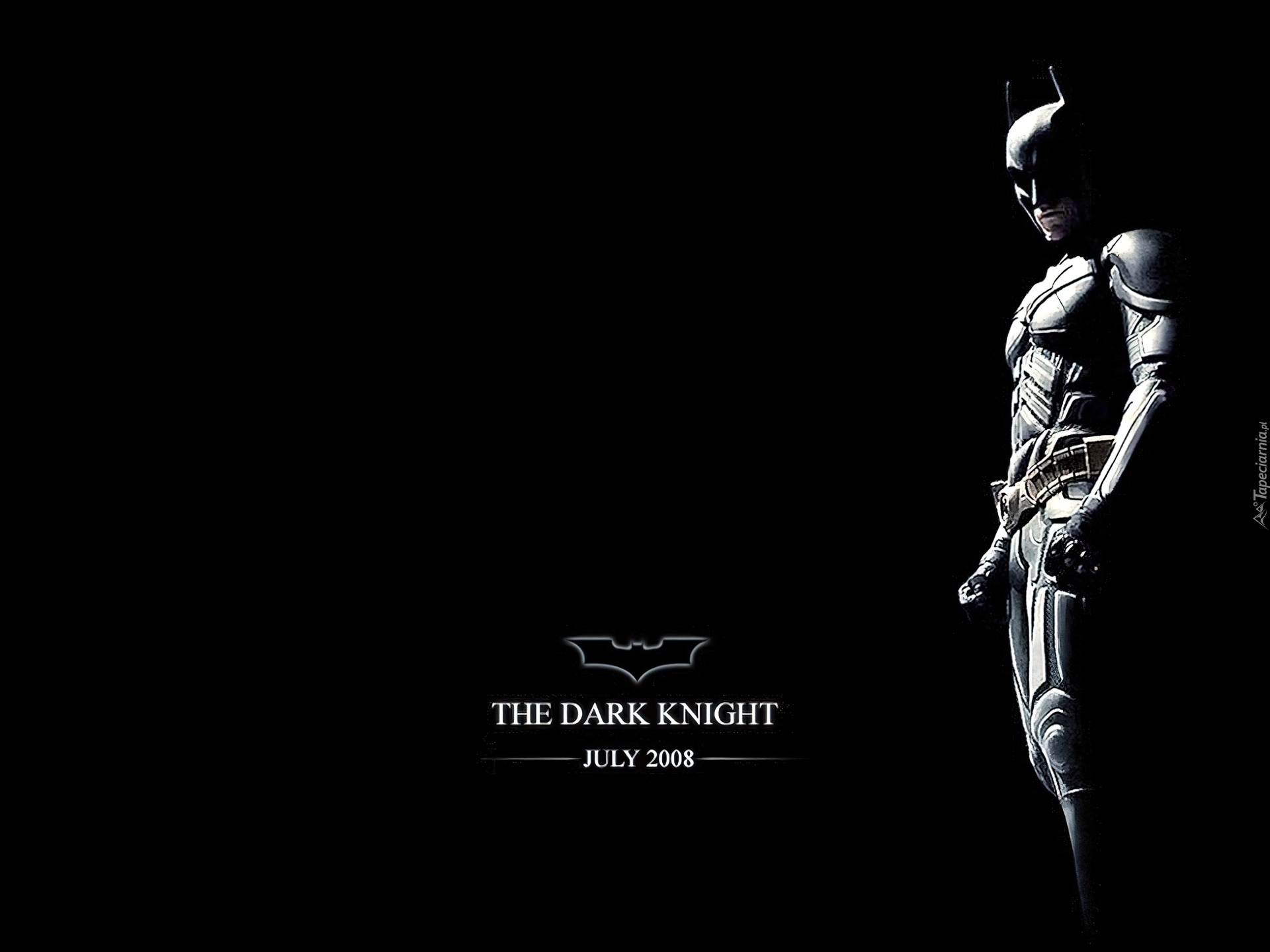 Batman Dark Knight, batman, czarne, tło