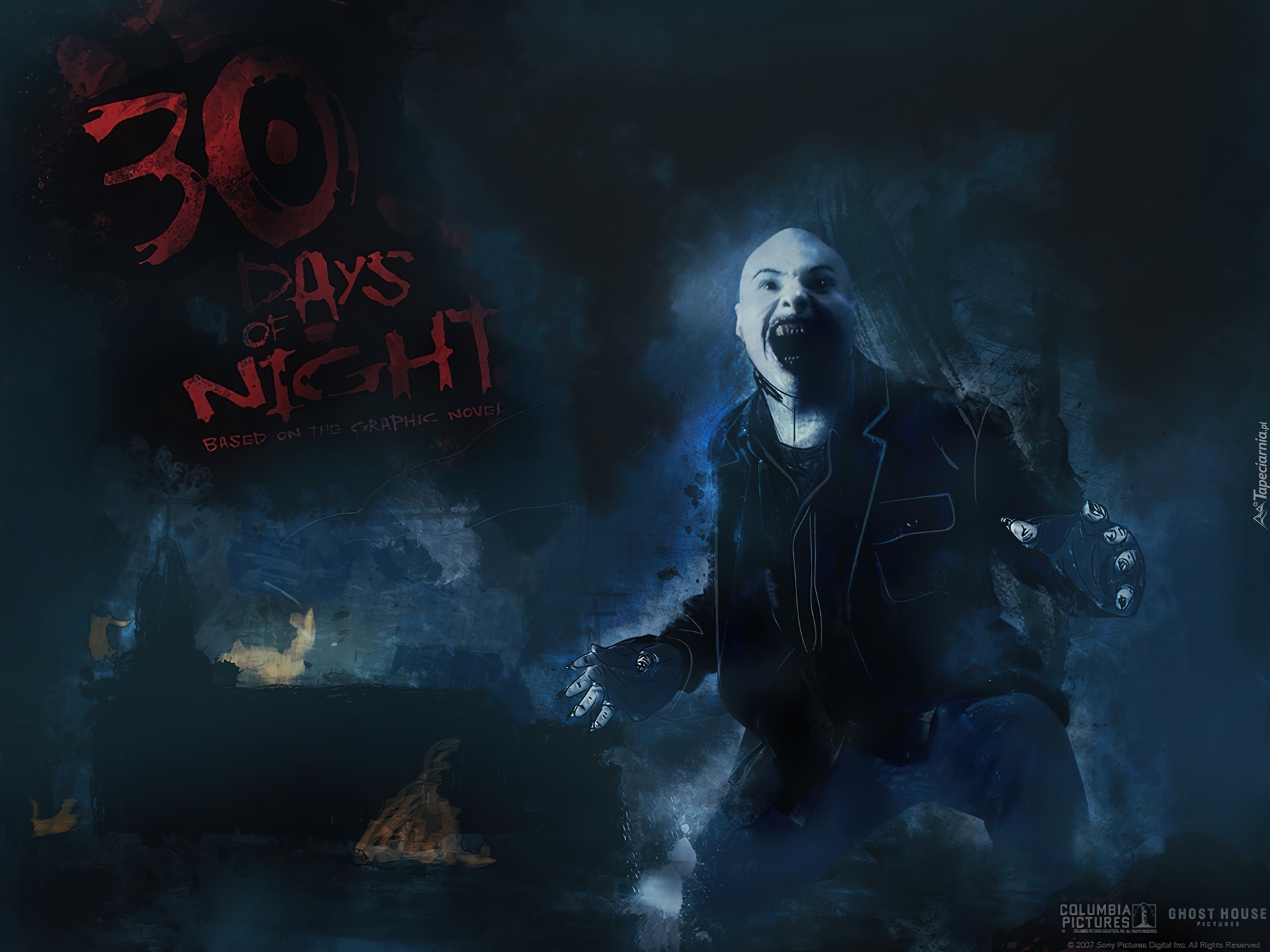 30 Days Of Night, łysy, chłopak, wilkołak