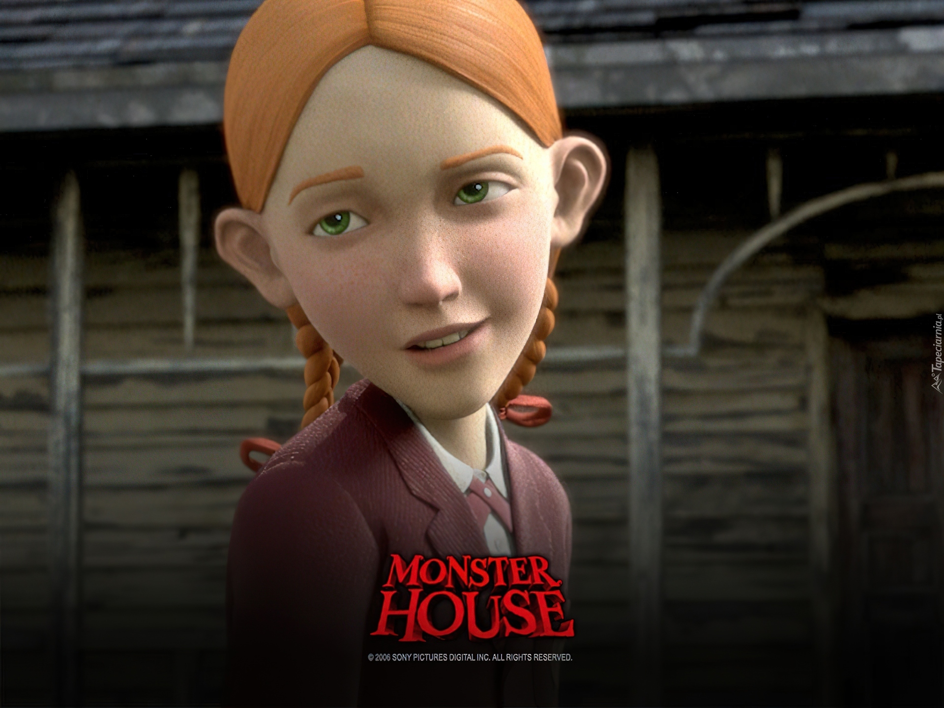 ruda, dziewczynka, Straszny dom, Monster House