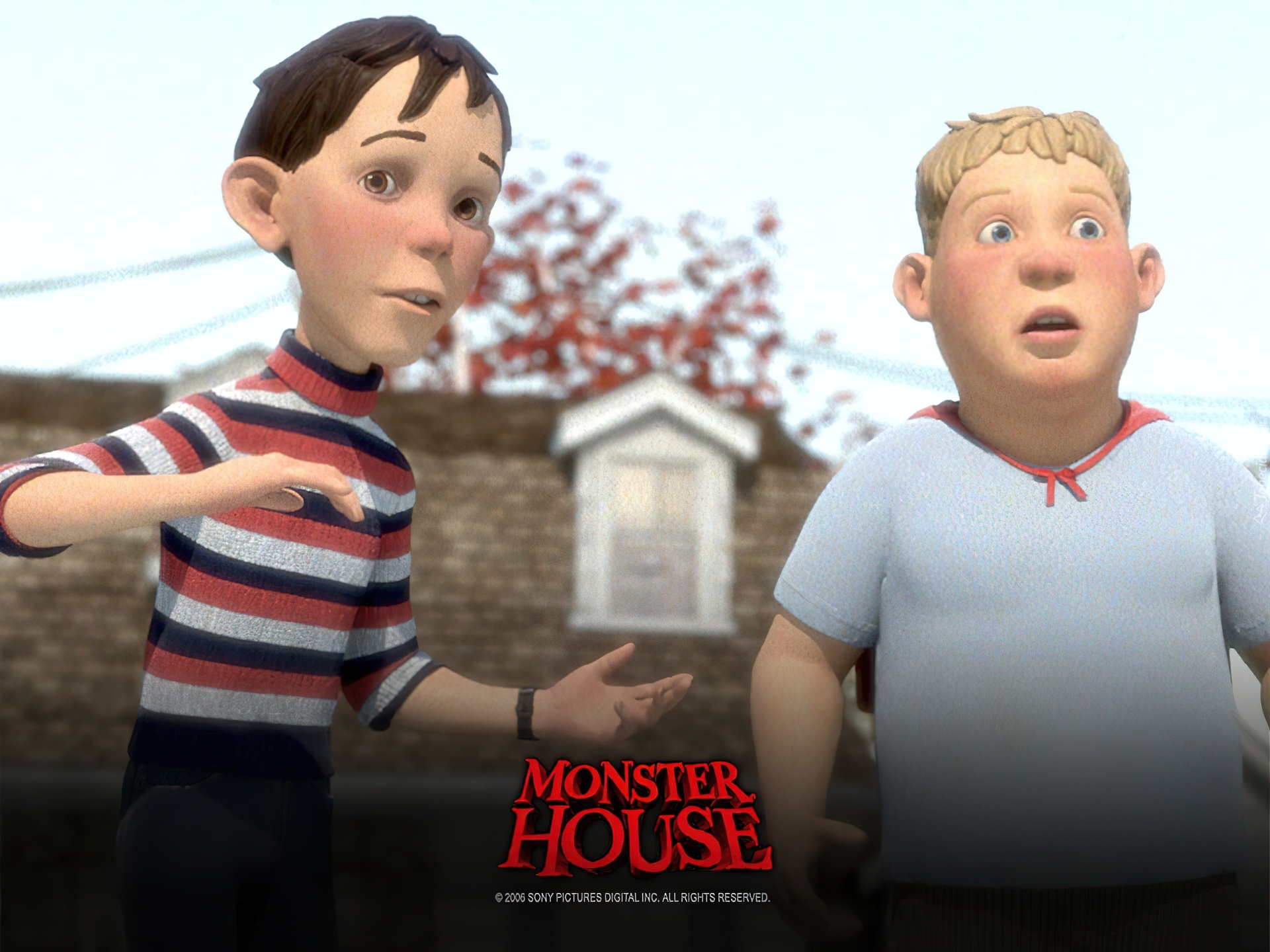 chłopcy, Straszny dom, Monster house