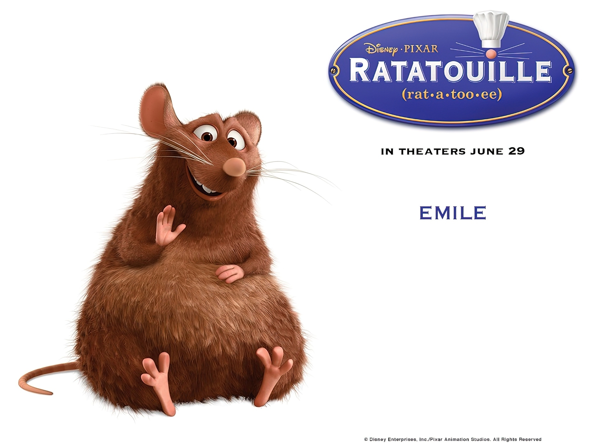 Ratatuj, Ratatouille, Szczurek, Emile