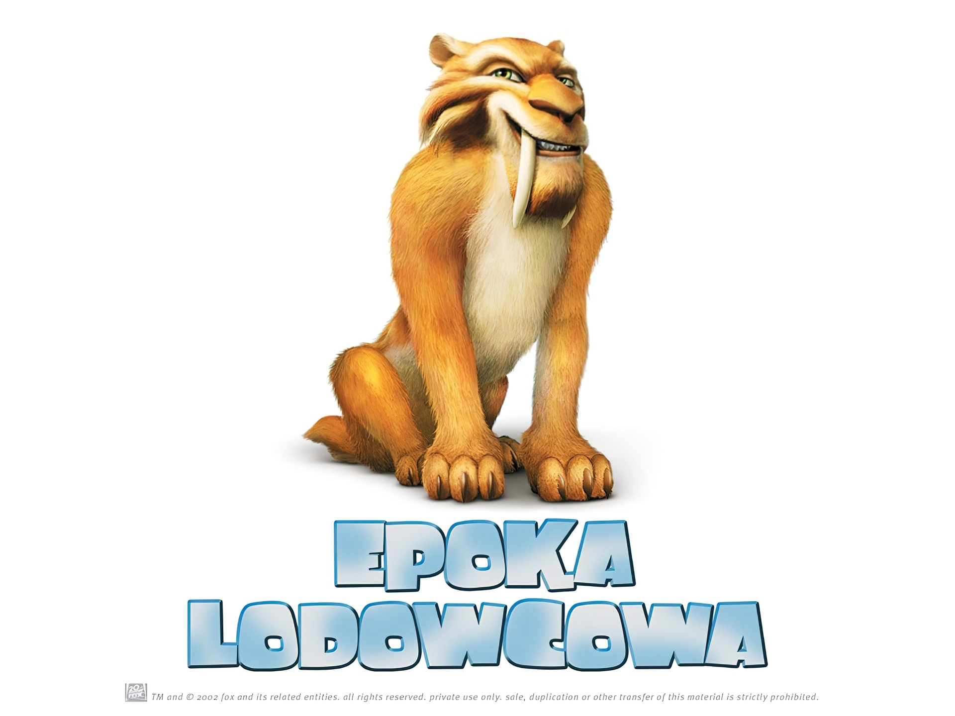 Epoka lodowcowa, Ice Age, tygrys, kły