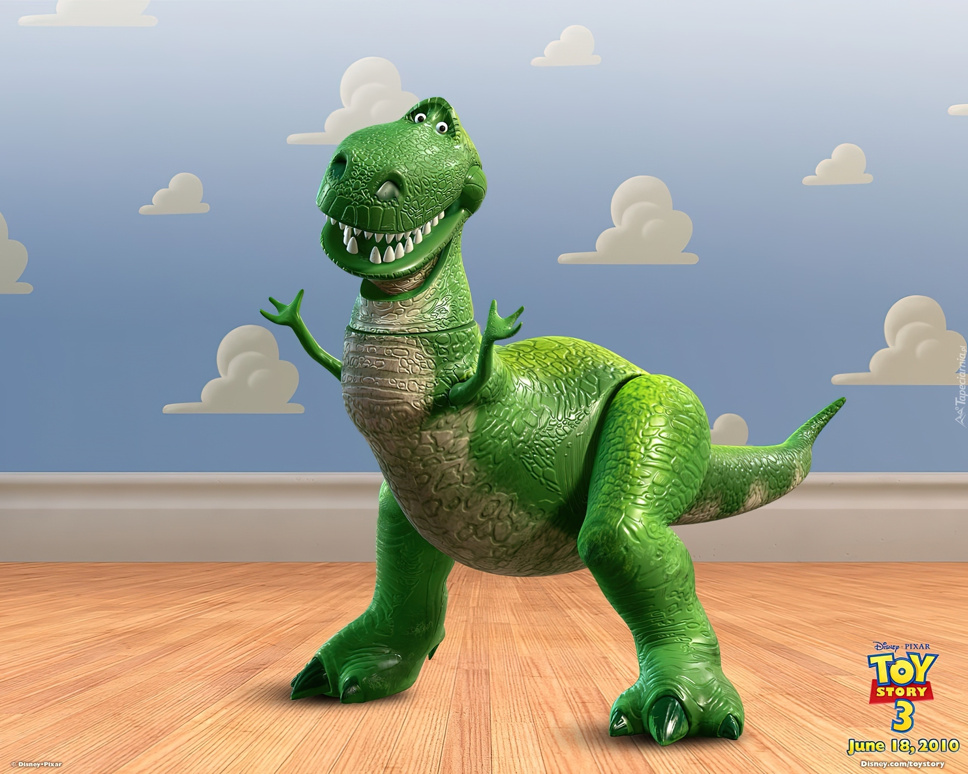 Toy Story 3, Zielony, Dinozaur