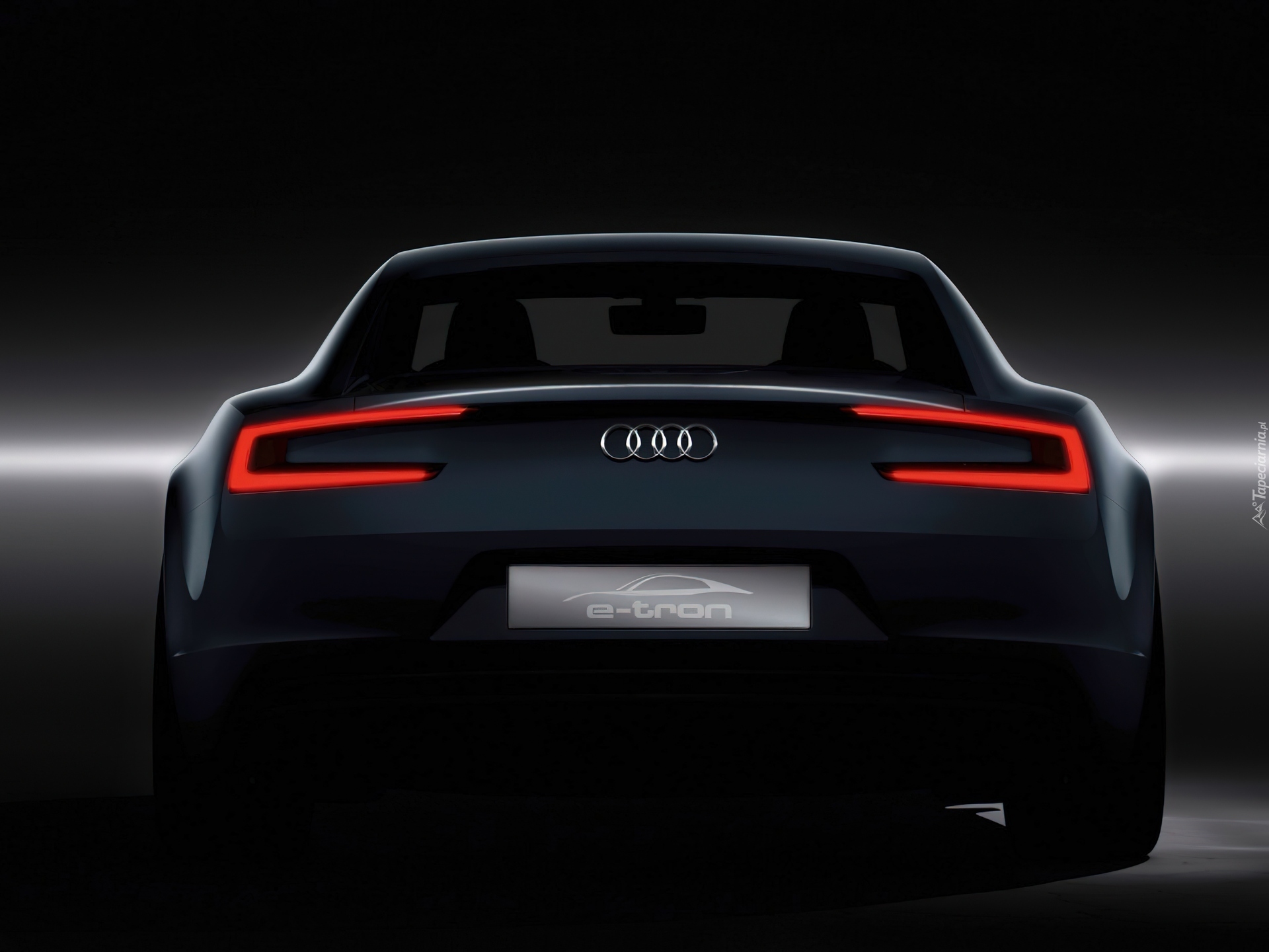 Concept, Audi e-Tron, Lampy, Neonowe