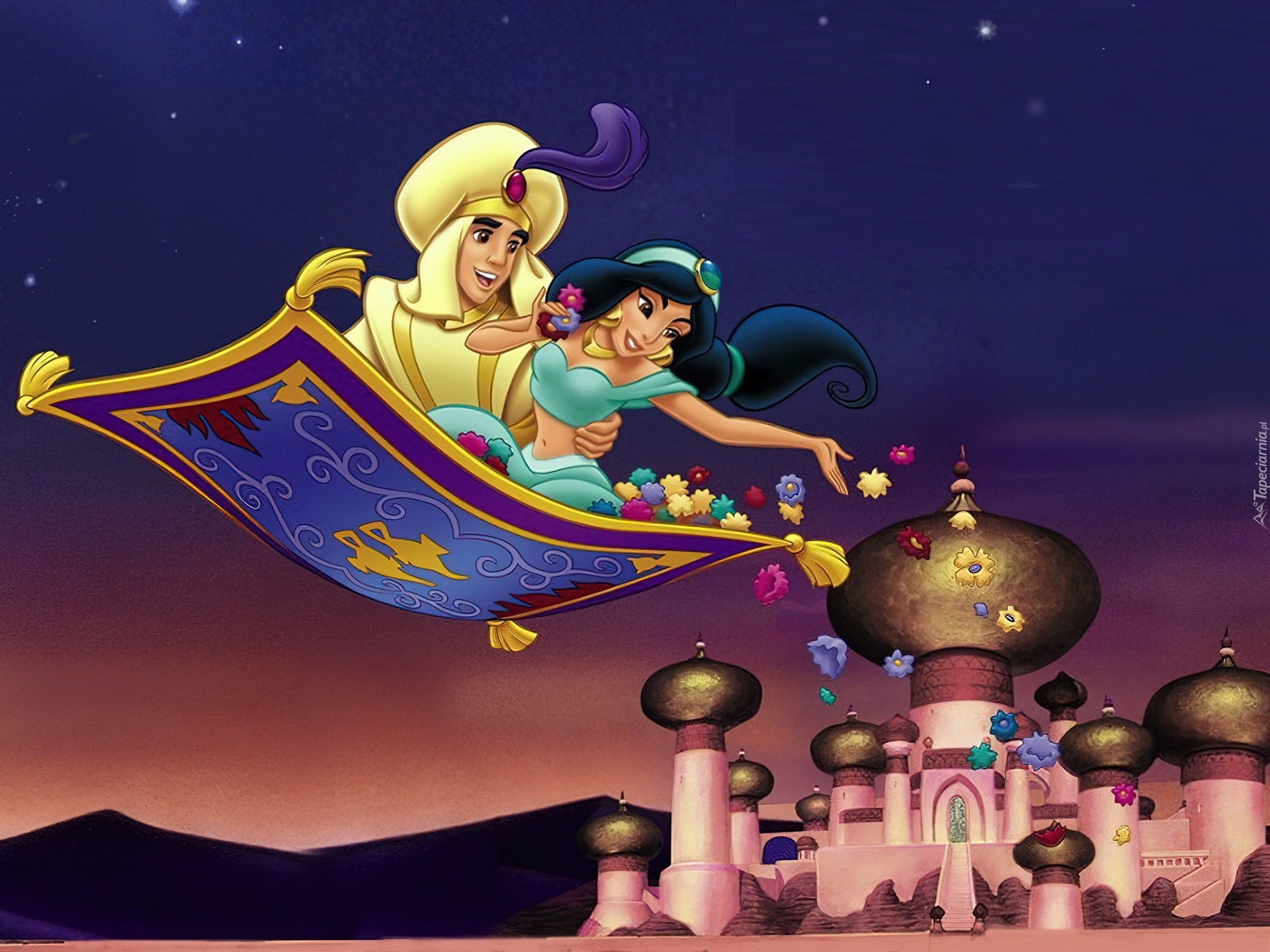 Aladyn, Aladdin, Jasmine