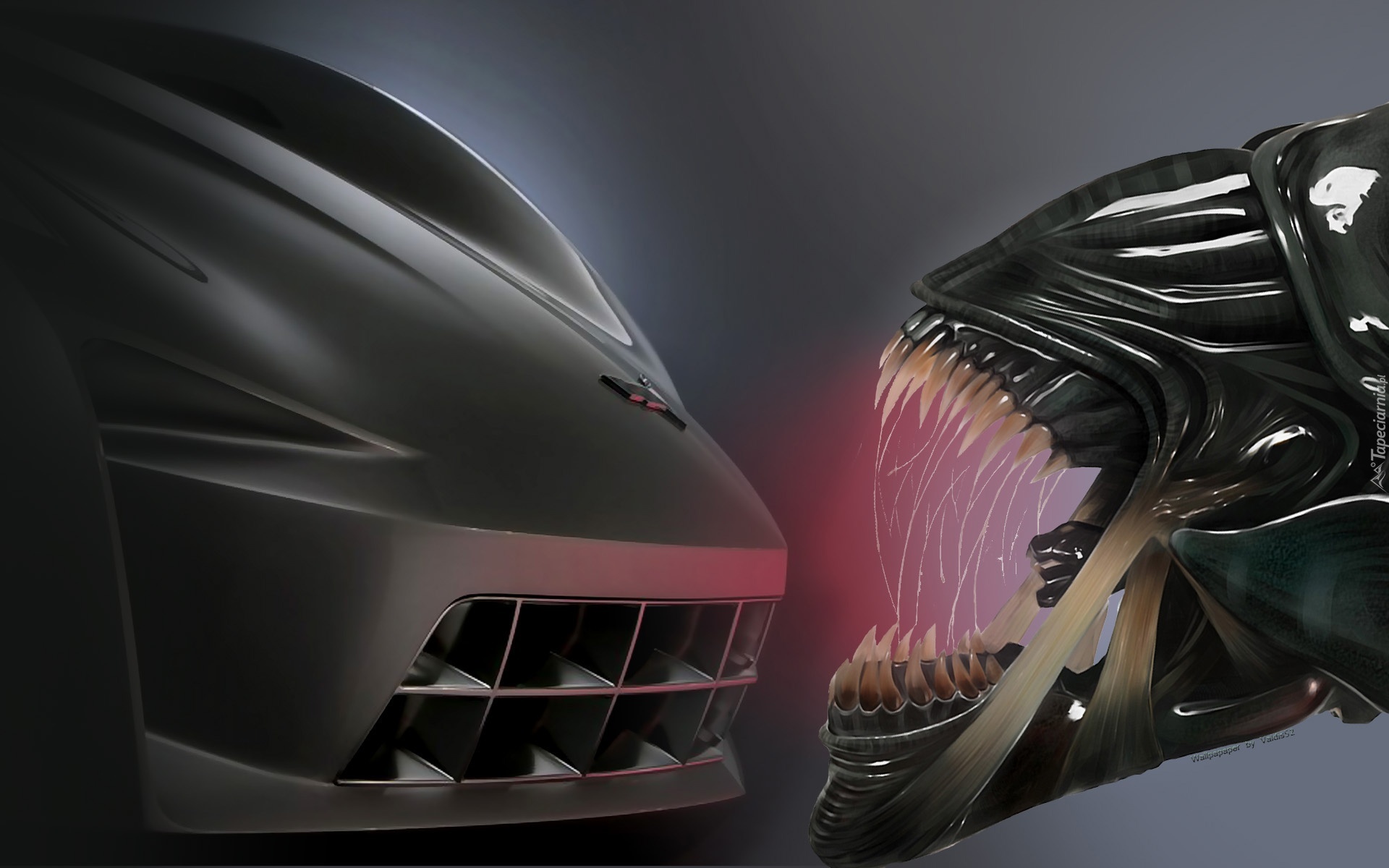 Corvette, vs, Alien