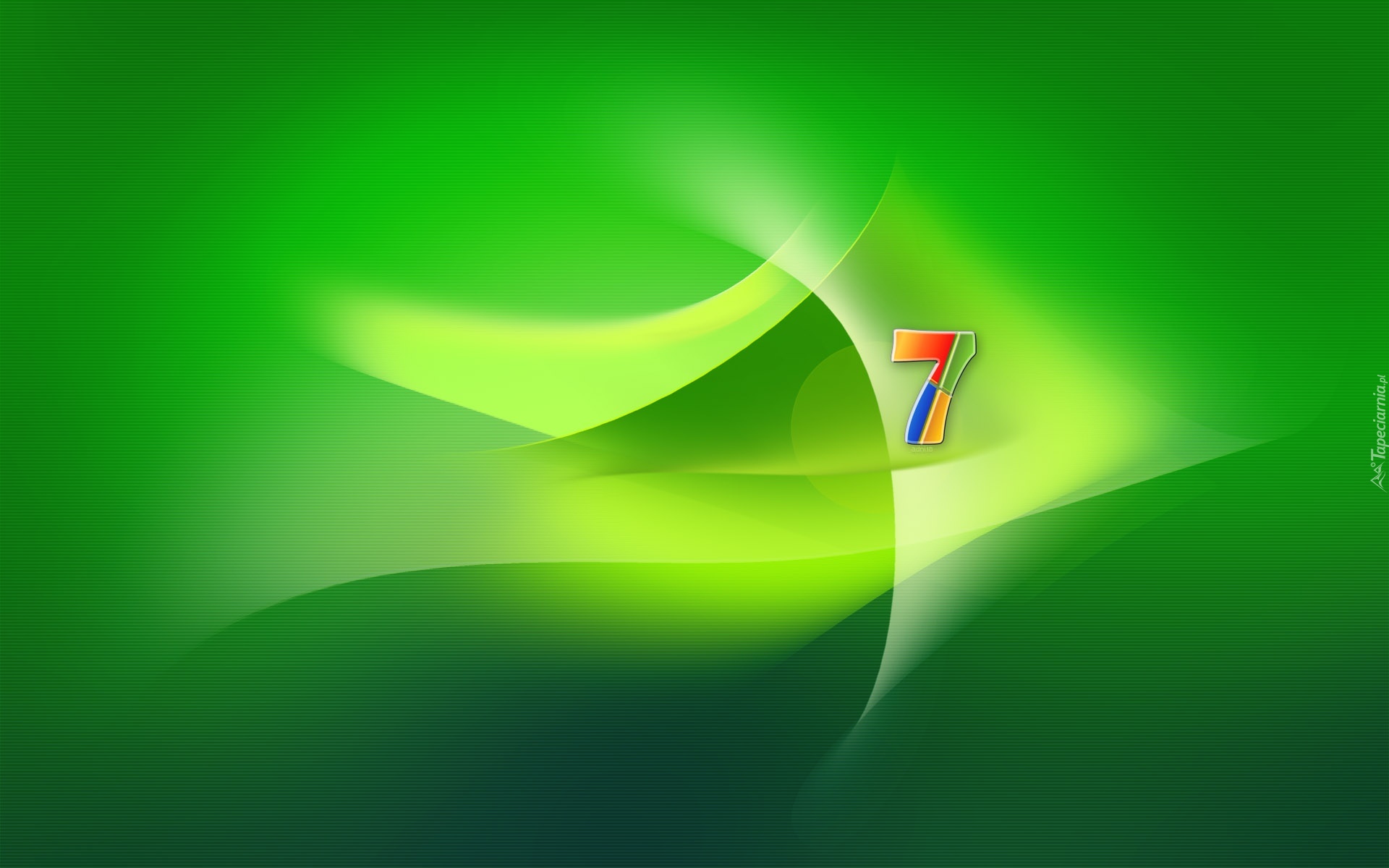 Windows 7, Zielone, Pasy, Smugi