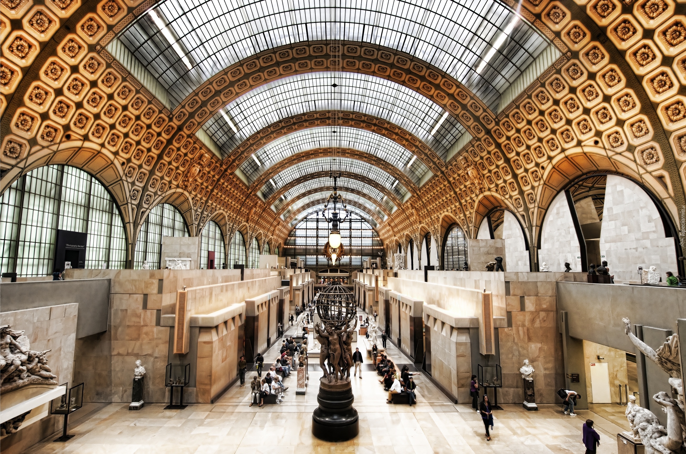 Francja, Paryż, Muzeum Orsay, Wnętrze Muzea