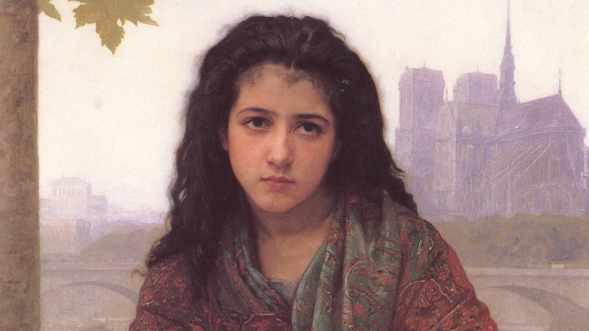 Dziewczyna, Kościół, Reprodukcja, Bouguereau