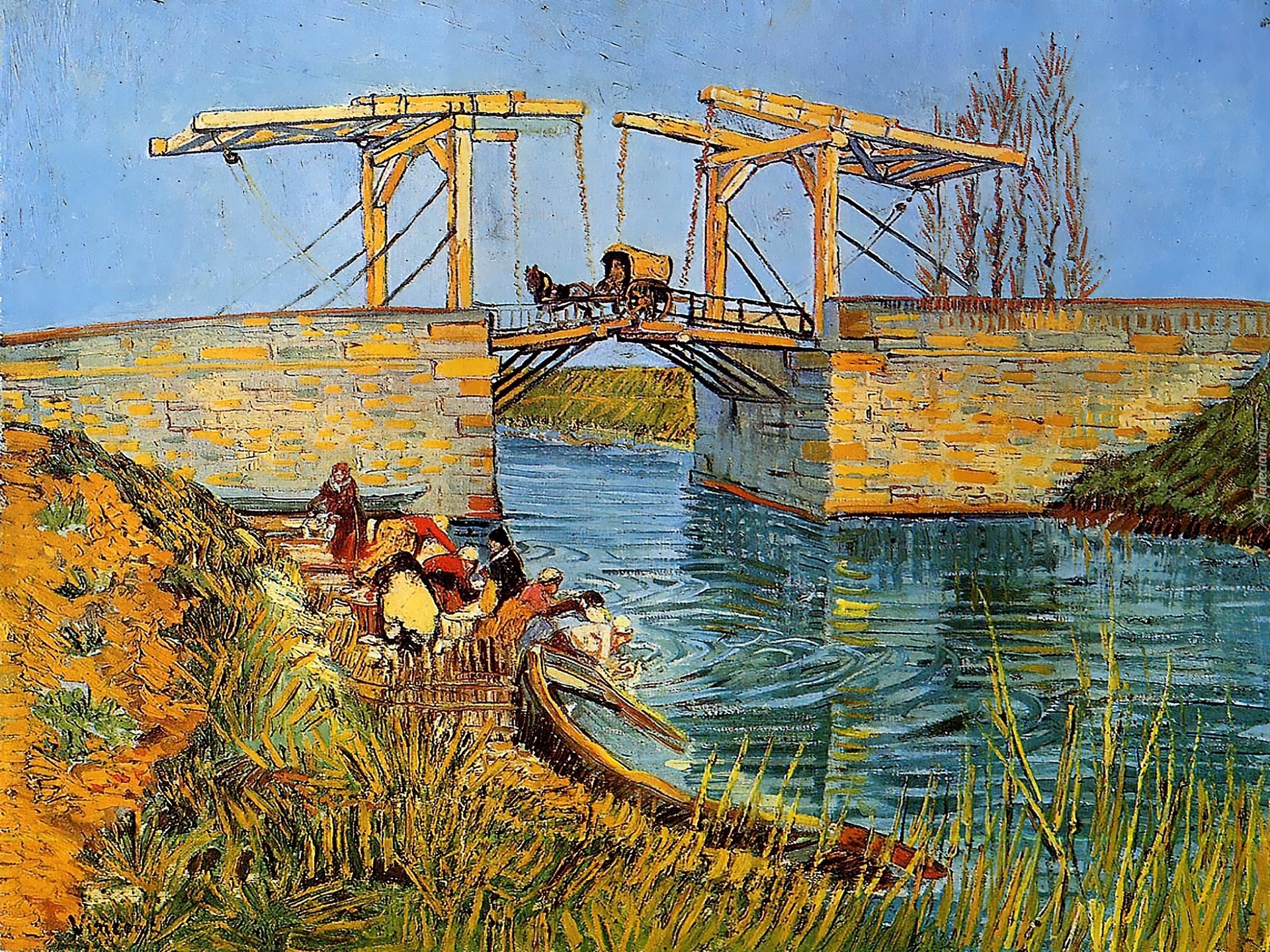 Vincent Van Gogh, Langlois, W, Arles, I, Piorące, Kobiety