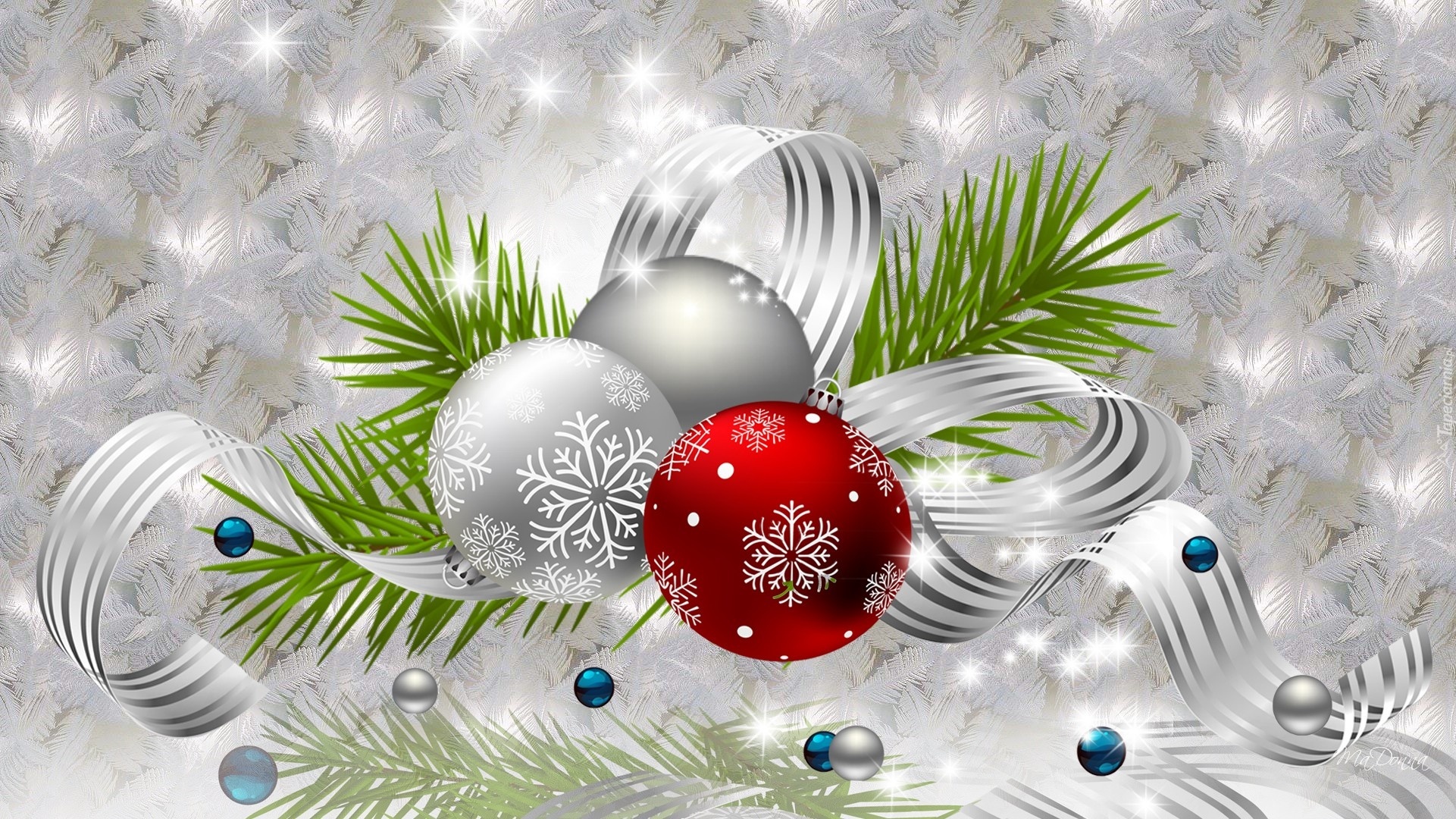 zabawki świąteczne christmas candles backgrounds